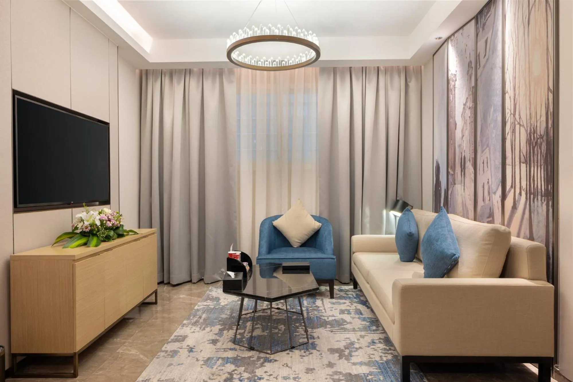 Seating area in Boudl Al Rawdah