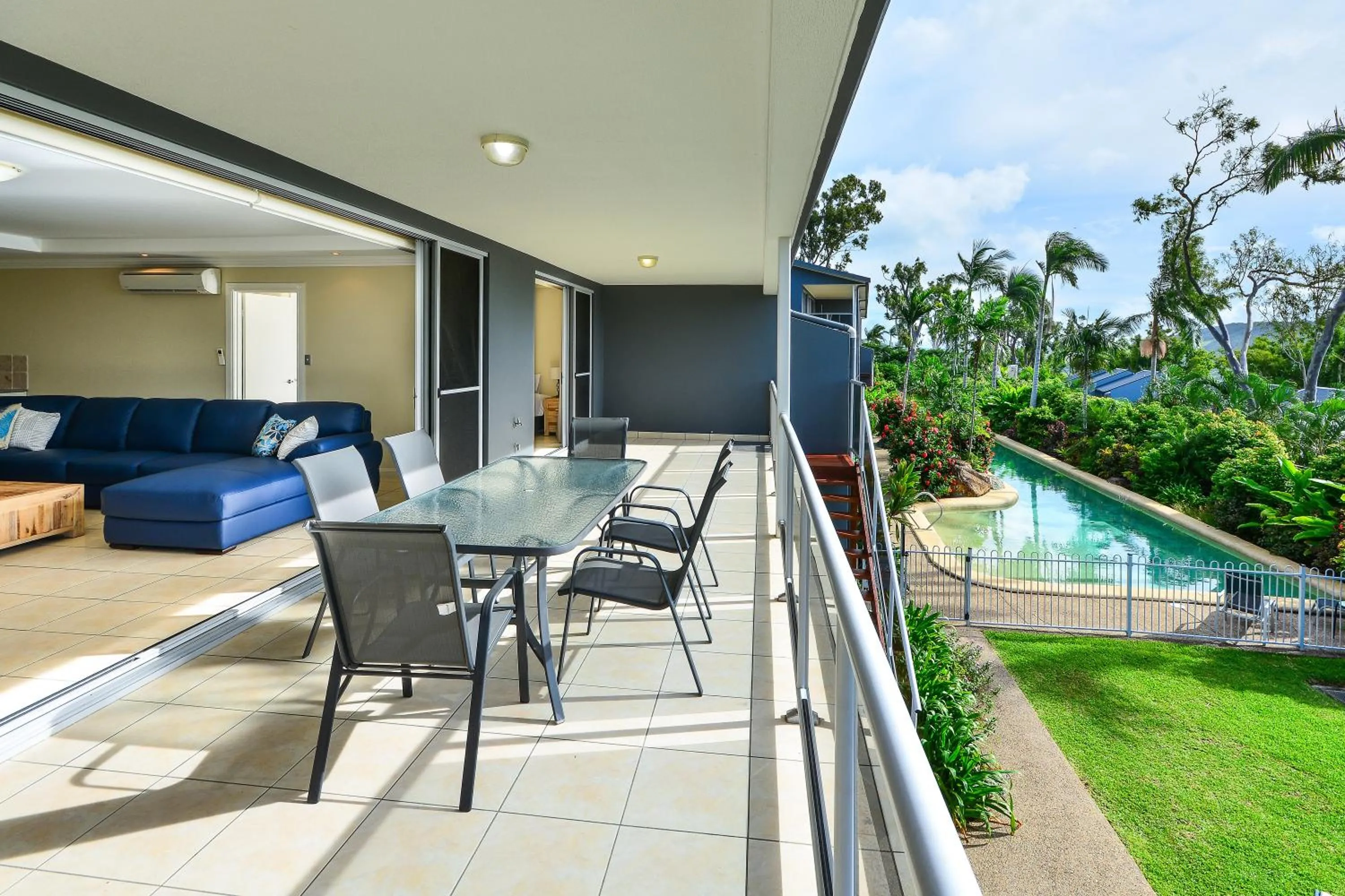 Balcony/Terrace in Blue Water Views on Hamilton Island by HIHA