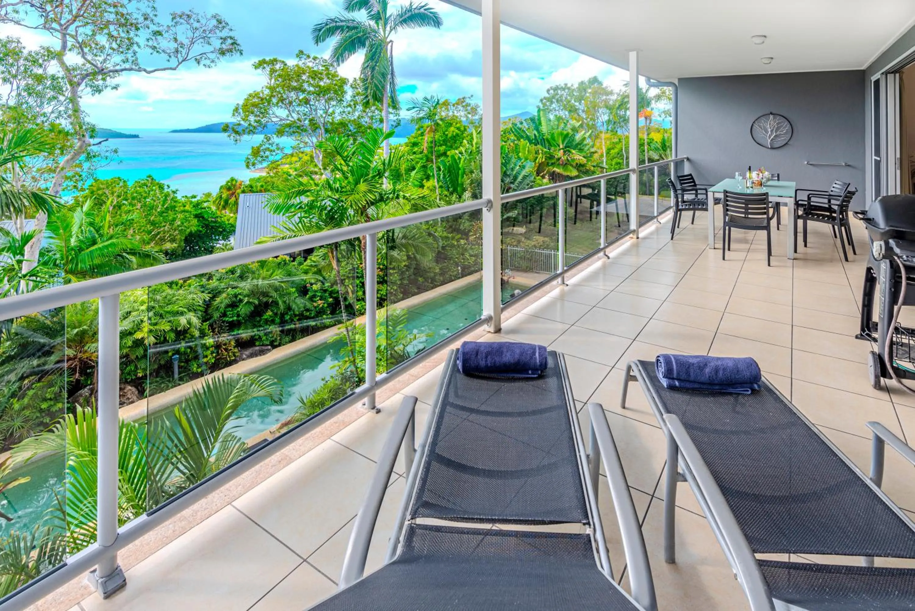 Balcony/Terrace in Blue Water Views on Hamilton Island by HIHA