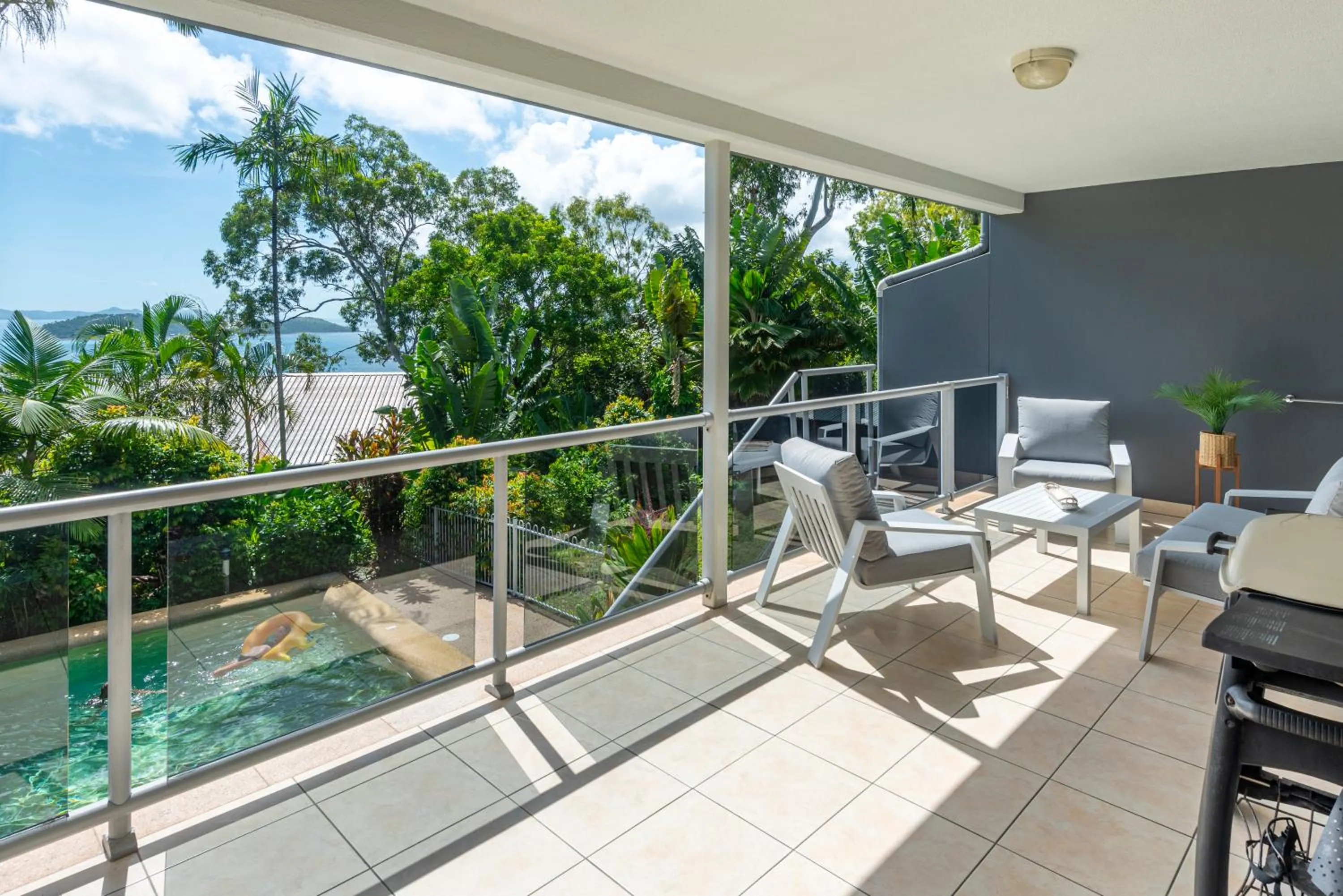 Balcony/Terrace in Blue Water Views on Hamilton Island by HIHA