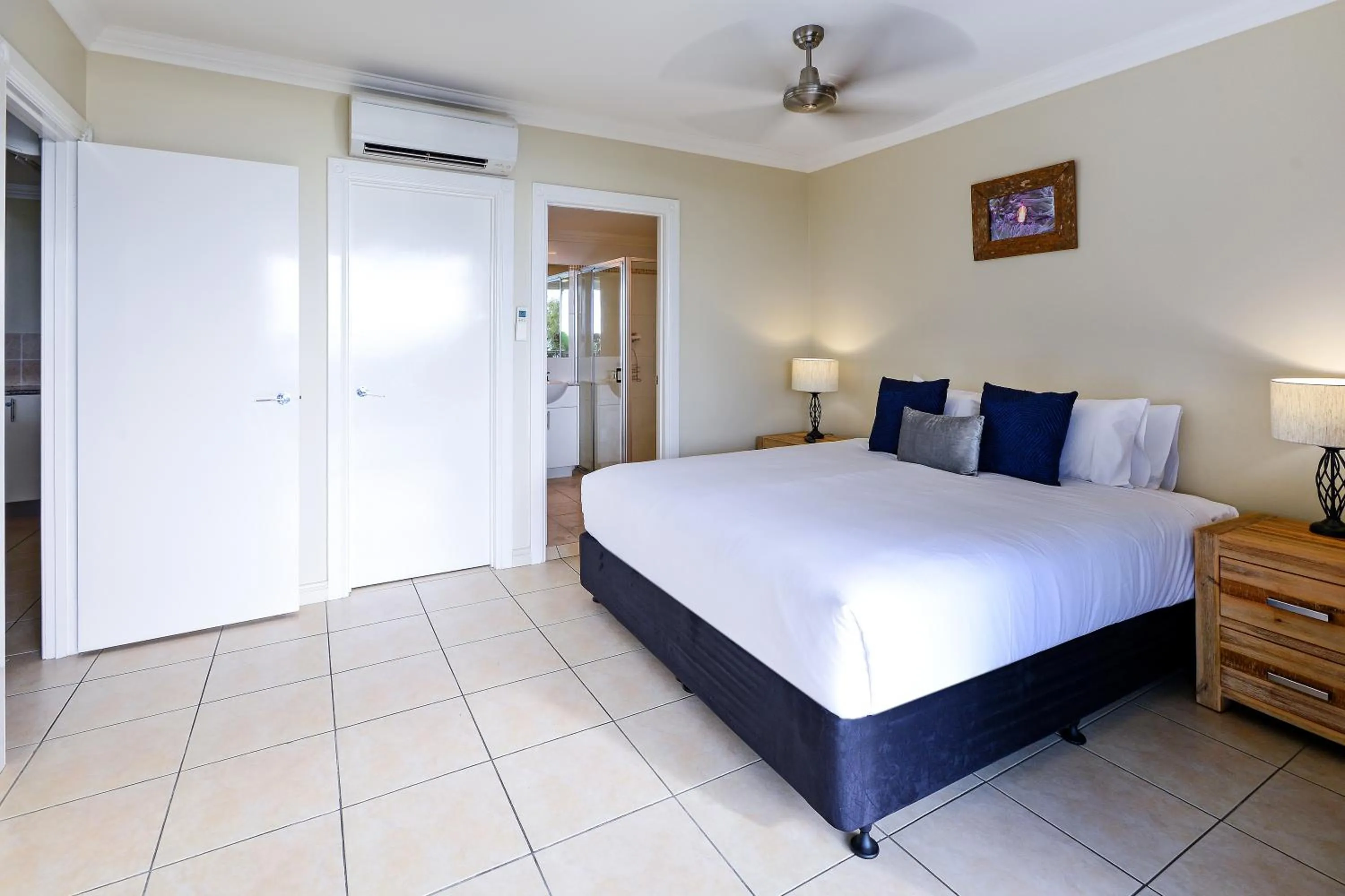 Bedroom, Bed in Blue Water Views on Hamilton Island by HIHA