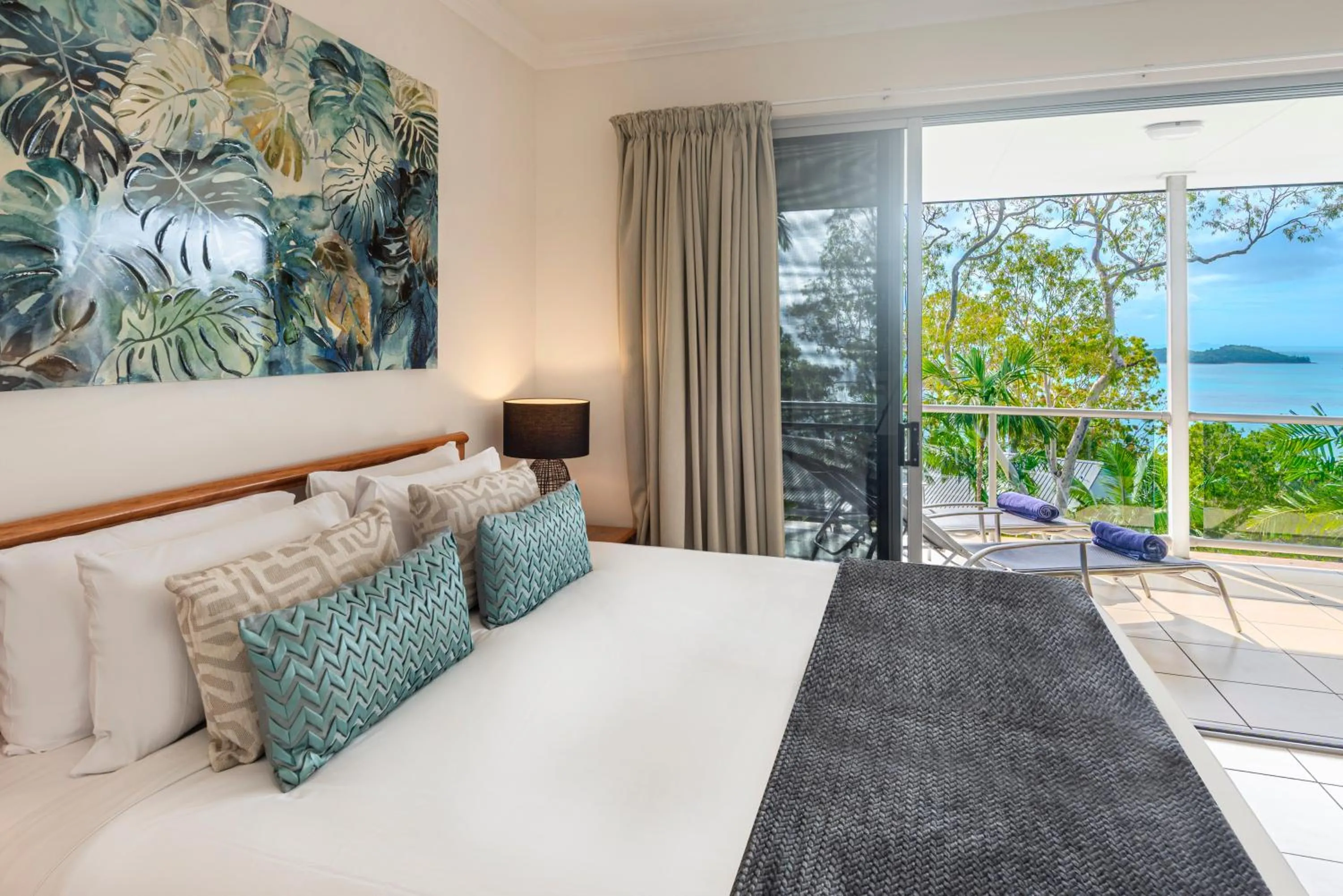 Bedroom, Bed in Blue Water Views on Hamilton Island by HIHA