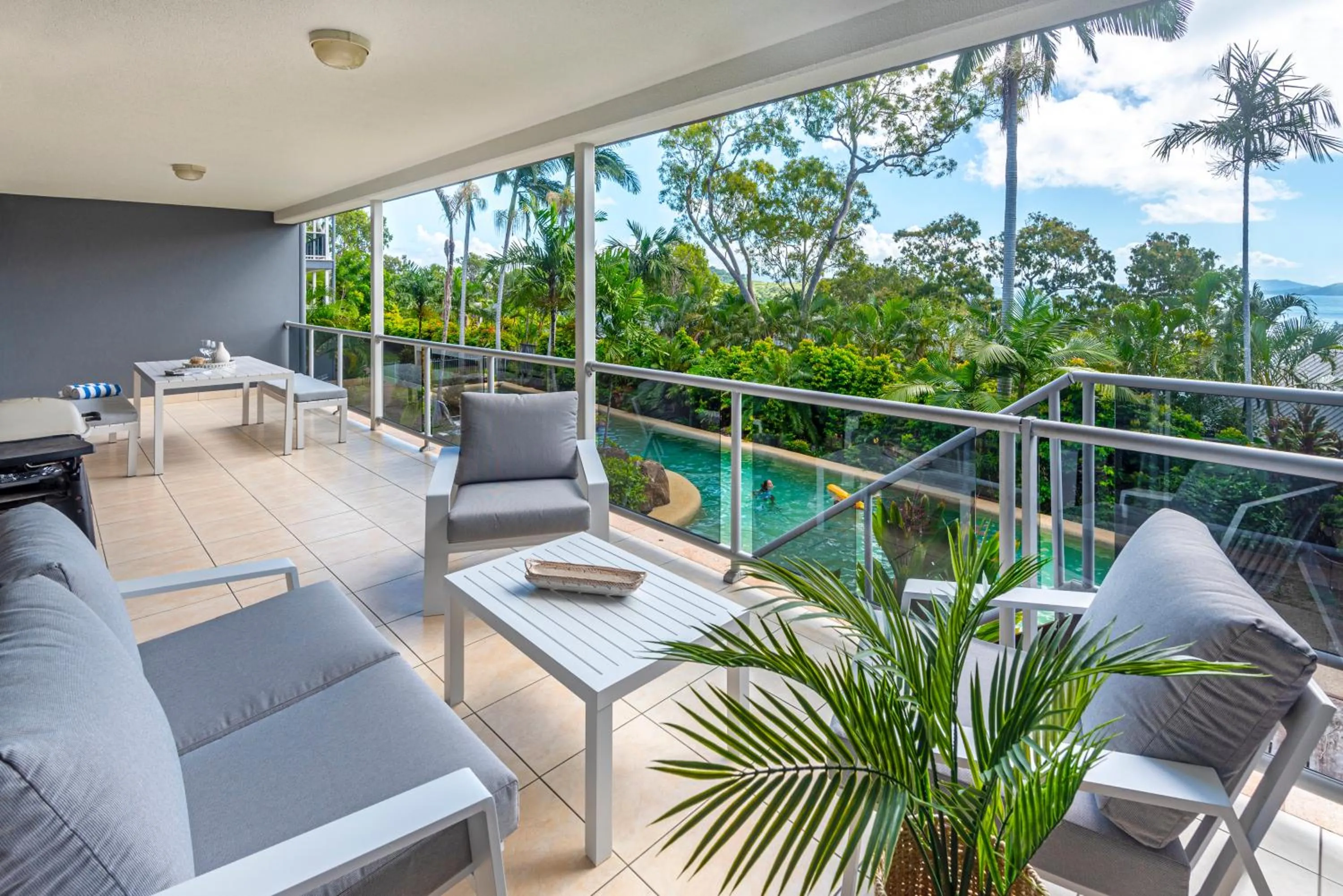 Balcony/Terrace in Blue Water Views on Hamilton Island by HIHA