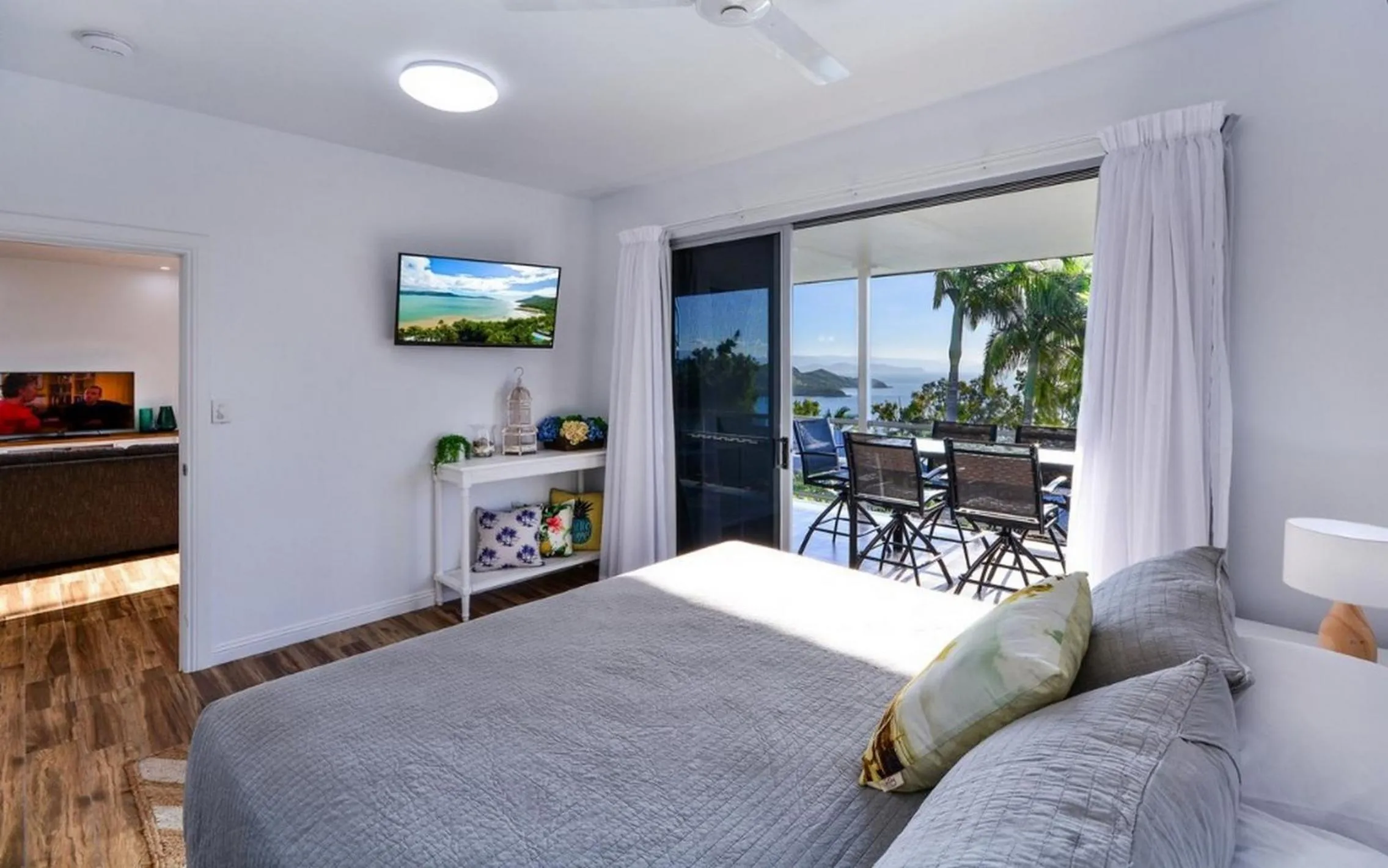 Bedroom, Bed in Blue Water Views on Hamilton Island by HIHA