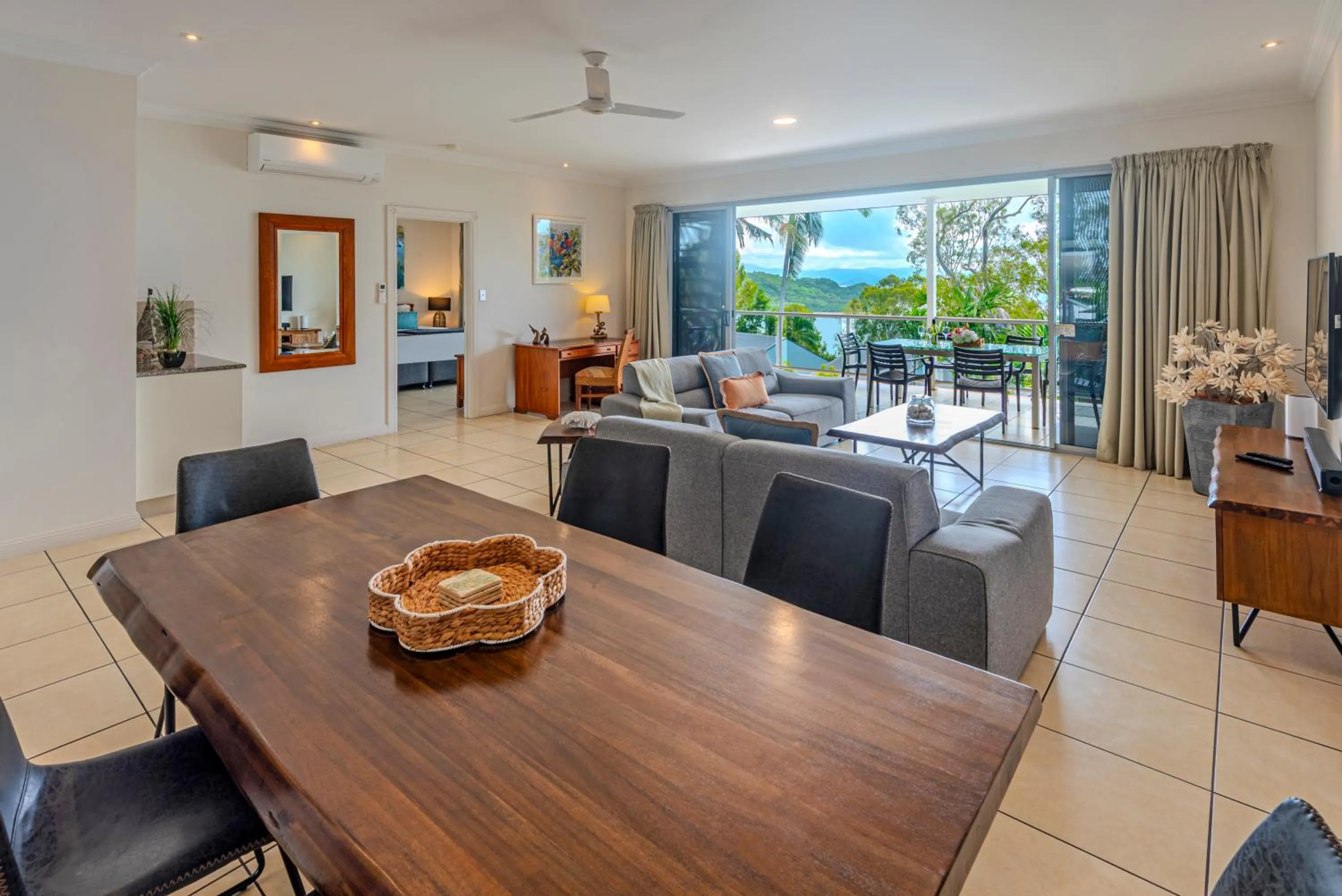 Dining area in Blue Water Views on Hamilton Island by HIHA