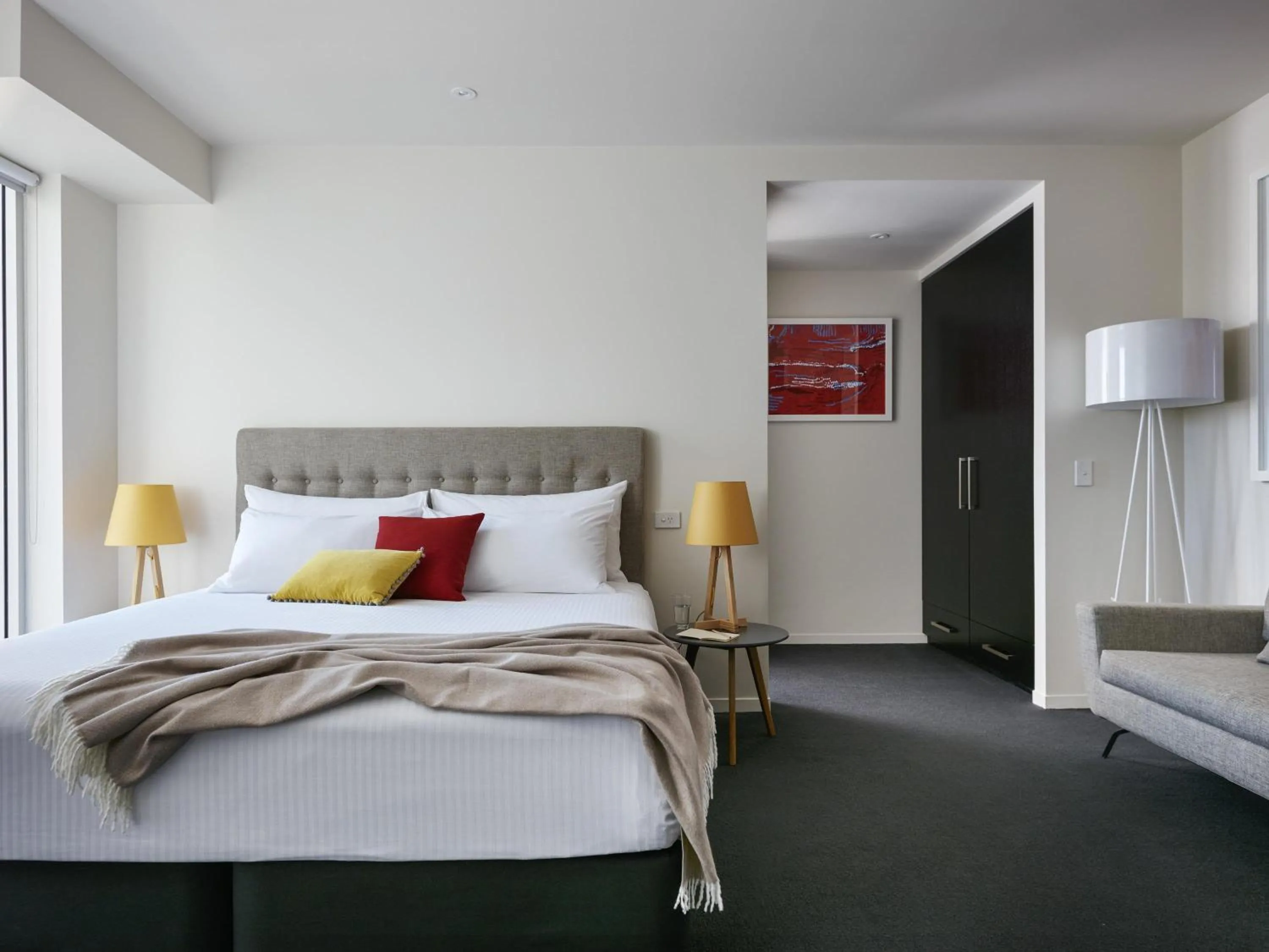 Bedroom, Bed in Art Series - The Watson