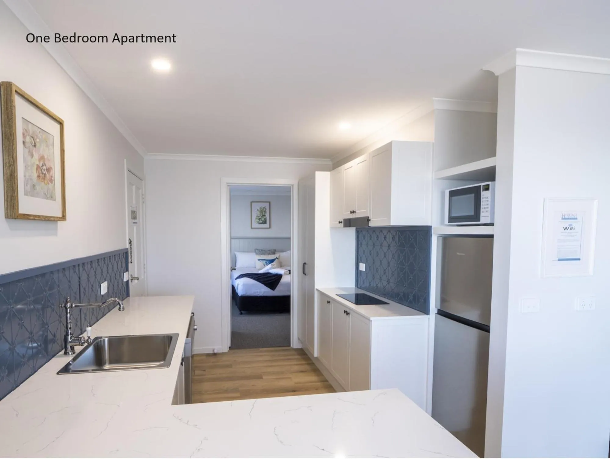 Bed in Heritage House Motel & Units