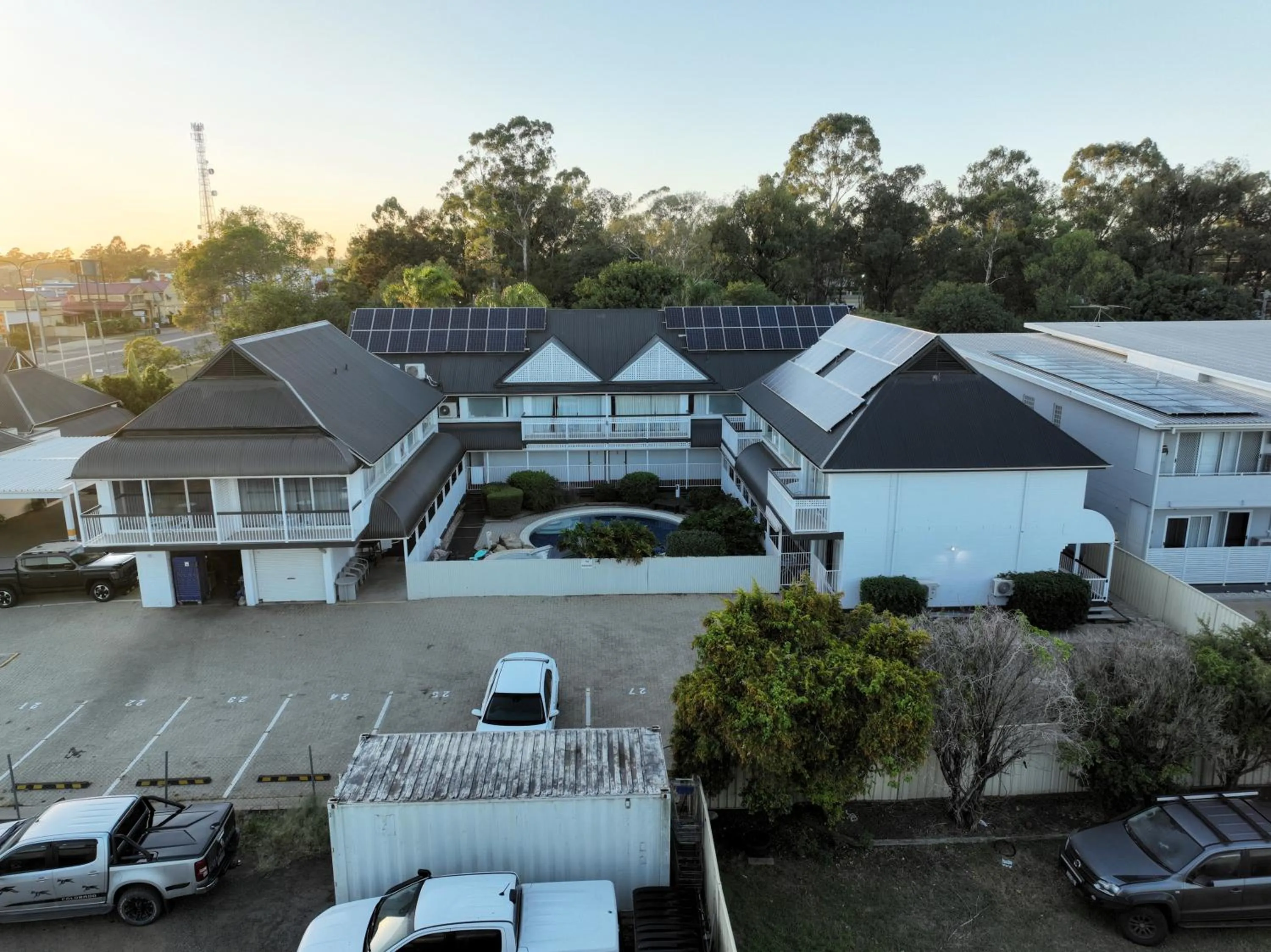 Property building in Dalby Manor Motor Inn