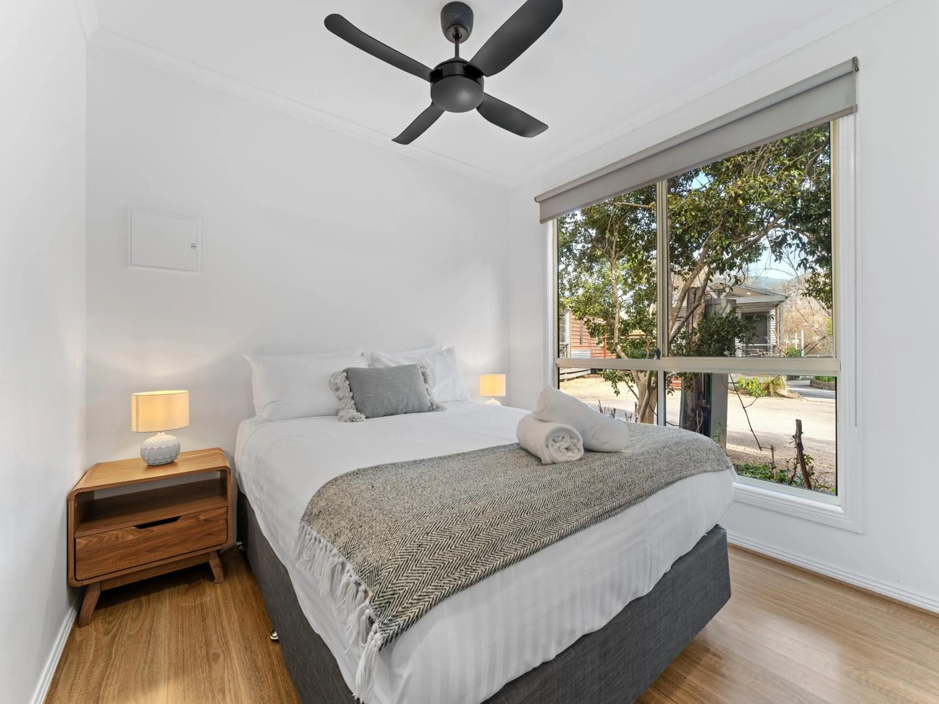 Bedroom, Bed in BIG4 Tasman Holiday Parks - Bright