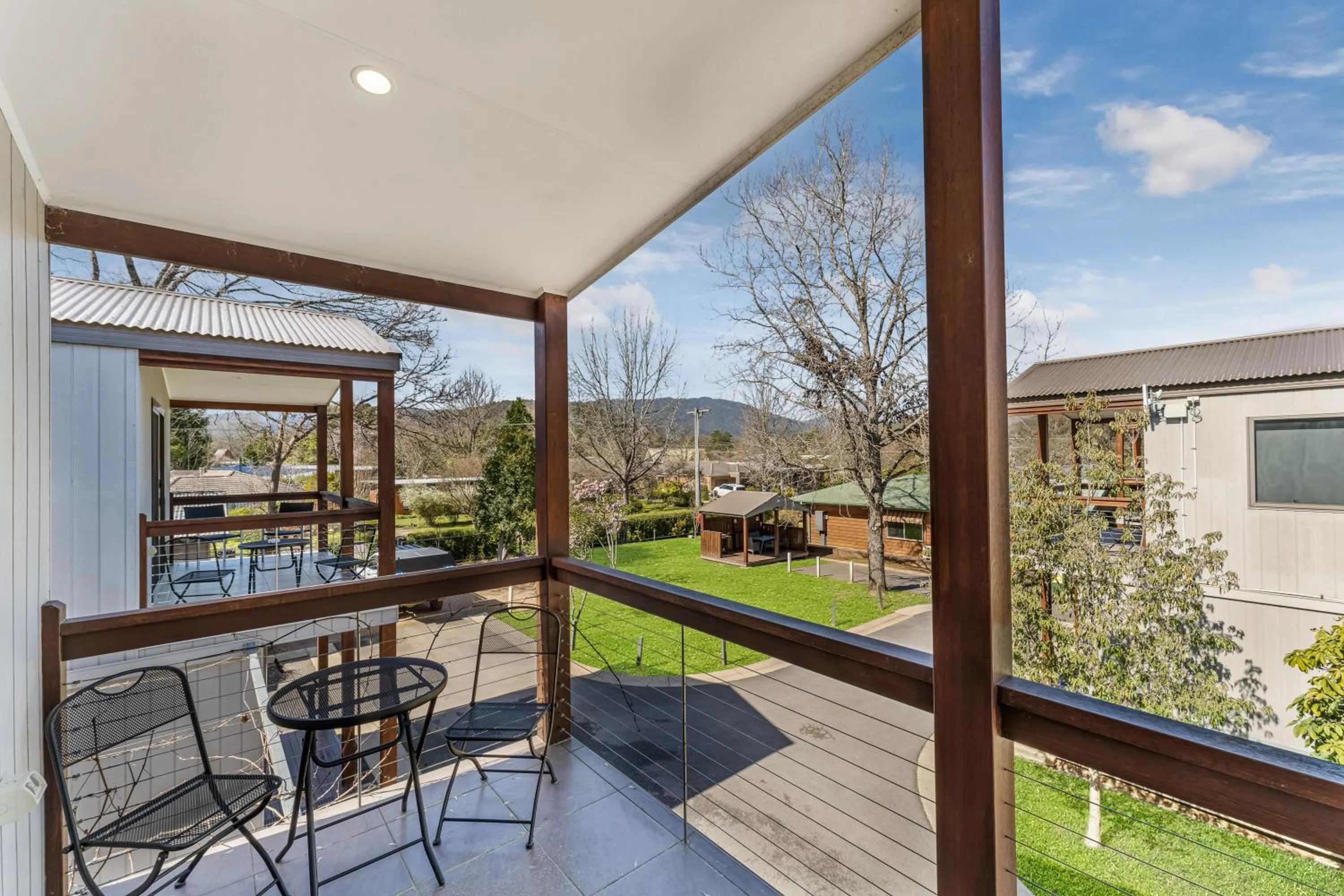 Balcony/Terrace in BIG4 Tasman Holiday Parks - Bright