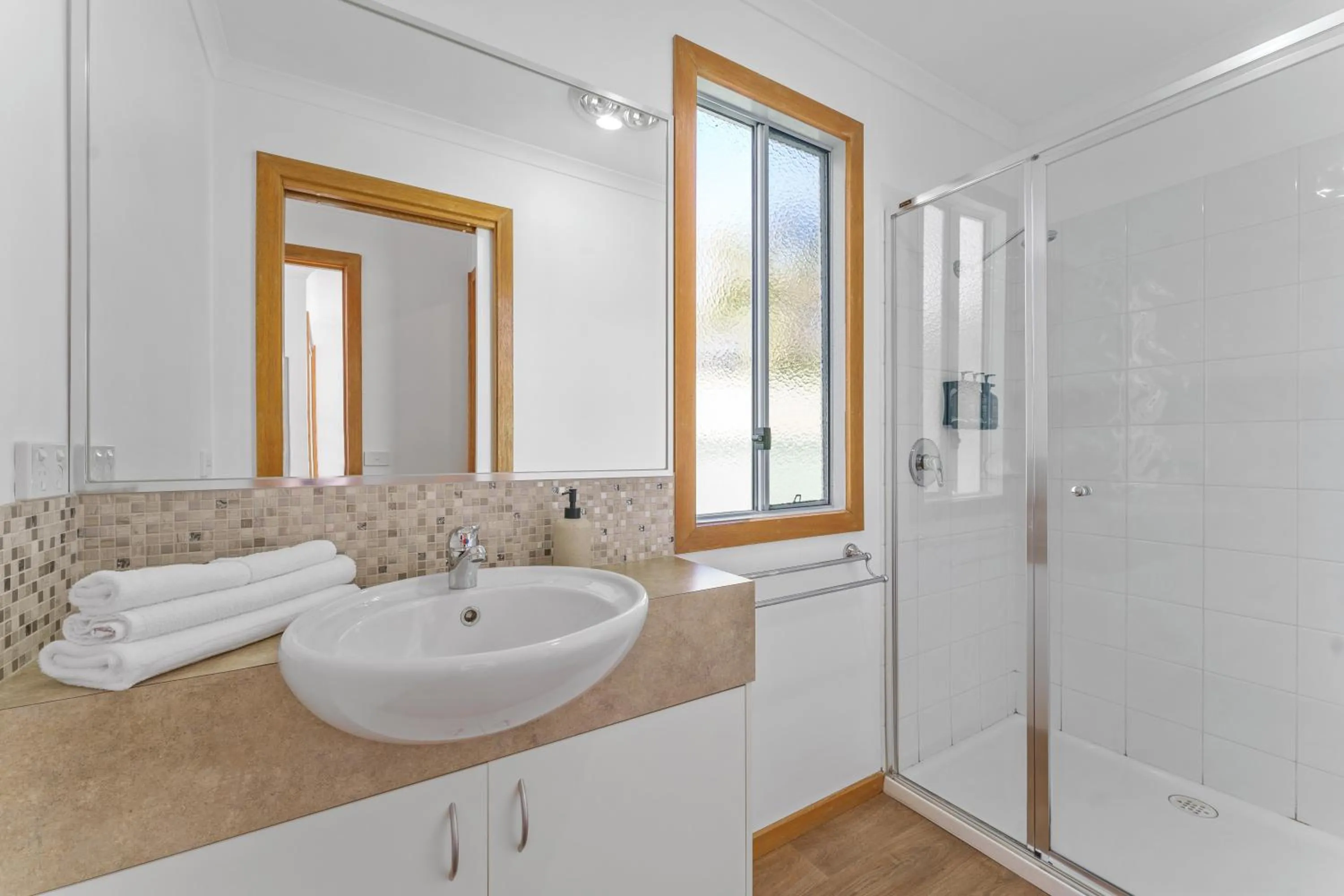 Bathroom in BIG4 Tasman Holiday Parks - Bright