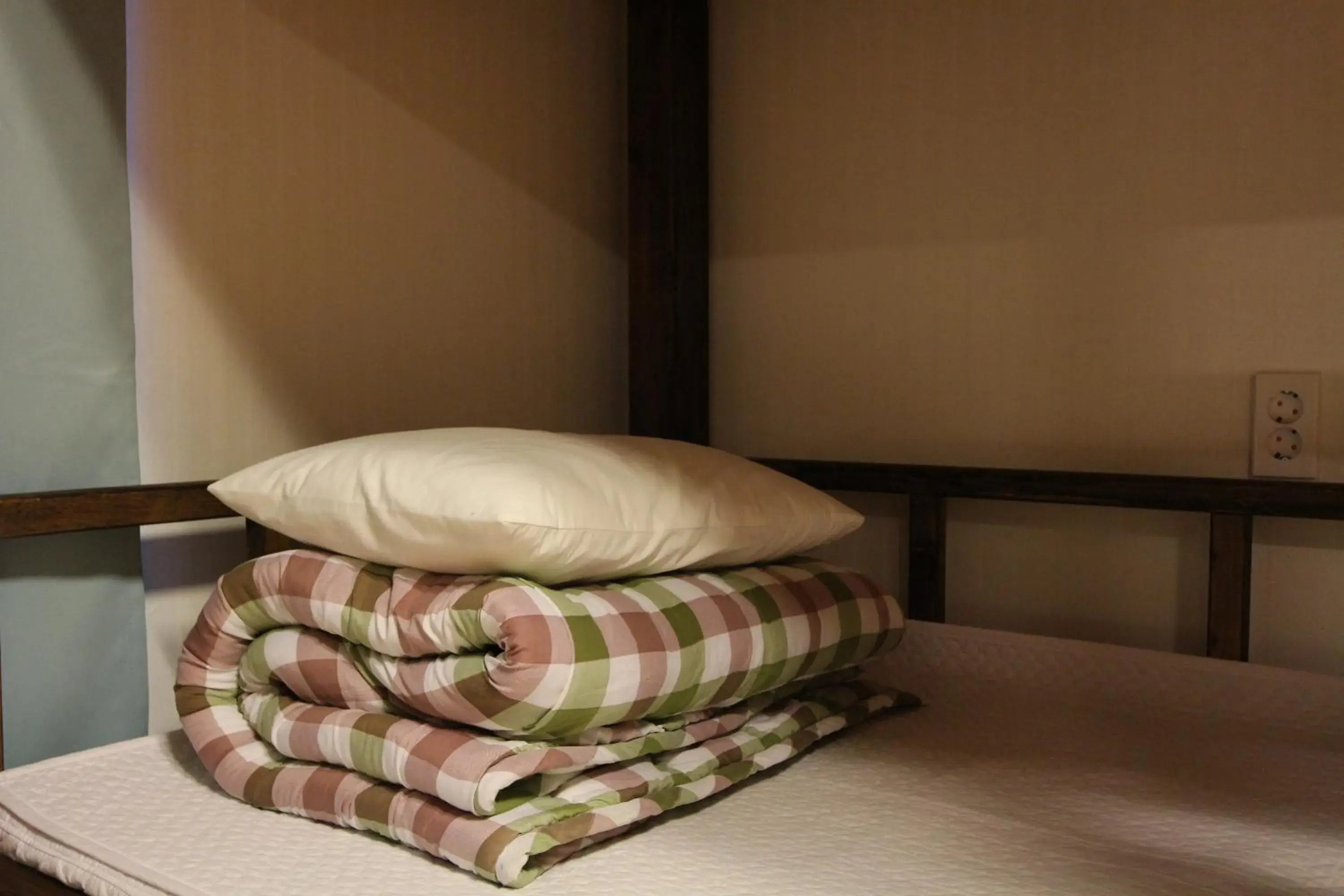 Bed in Guesthouse Kim's Cabin Bed in Guesthouse Kim's Cabin