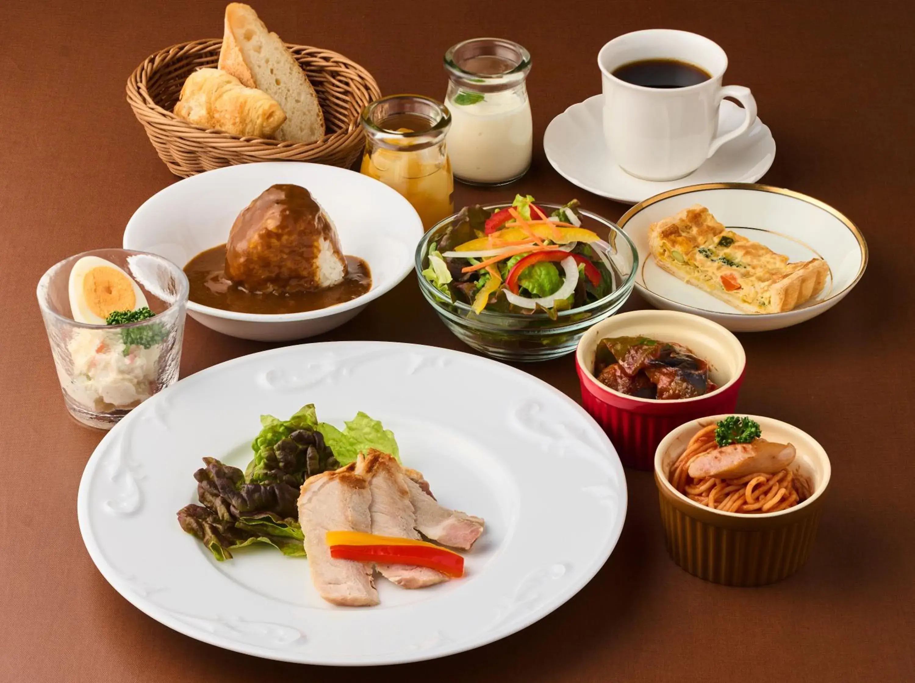 Breakfast in Hotel Sunplaza Osaka Sakai Annex Breakfast in Hotel Sunplaza Osaka Sakai Annex