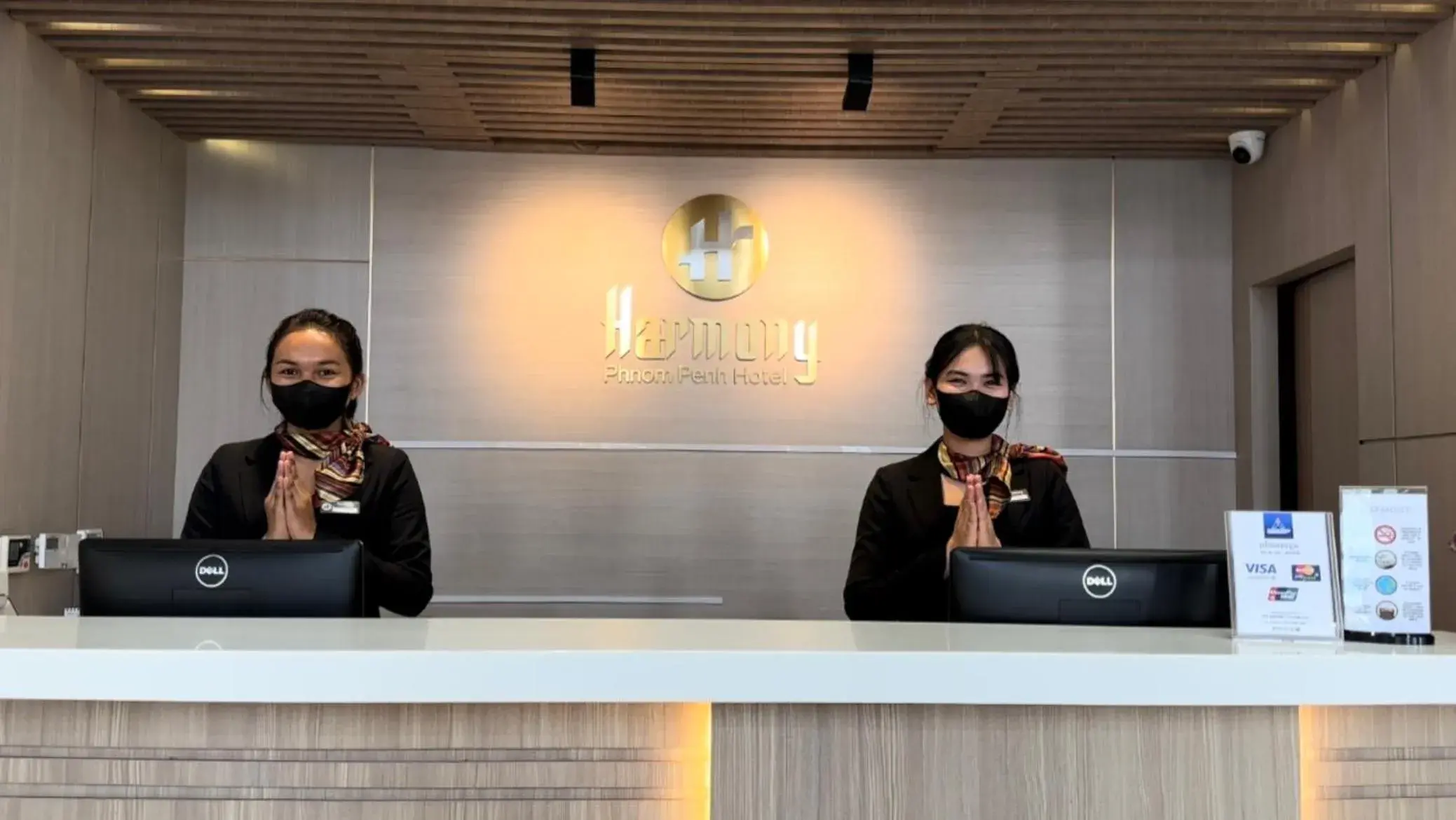 Lobby or reception in Harmony Phnom Penh Hotel Lobby or reception in Harmony Phnom Penh Hotel