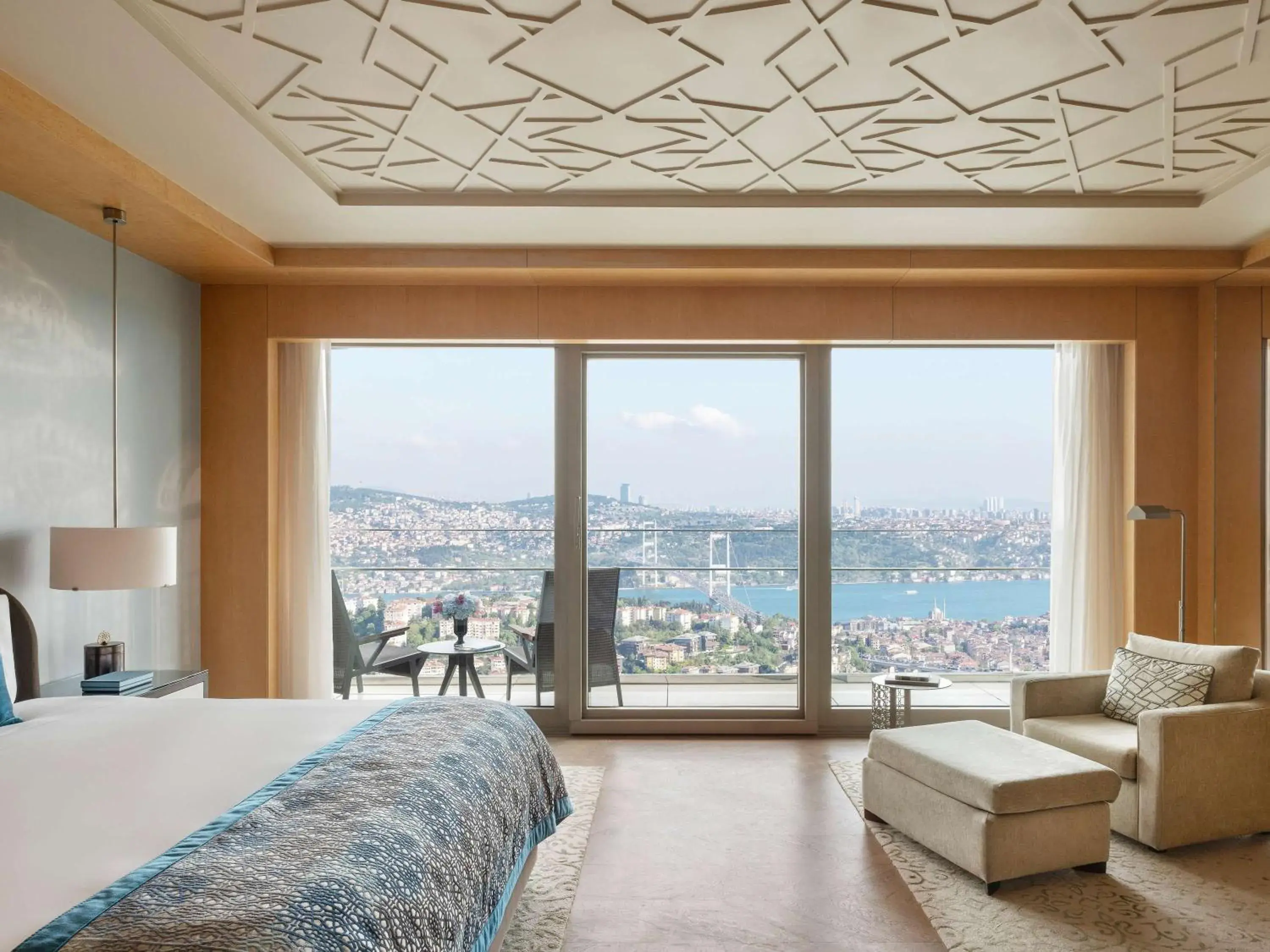 Bed in Raffles Istanbul Bed in Raffles Istanbul