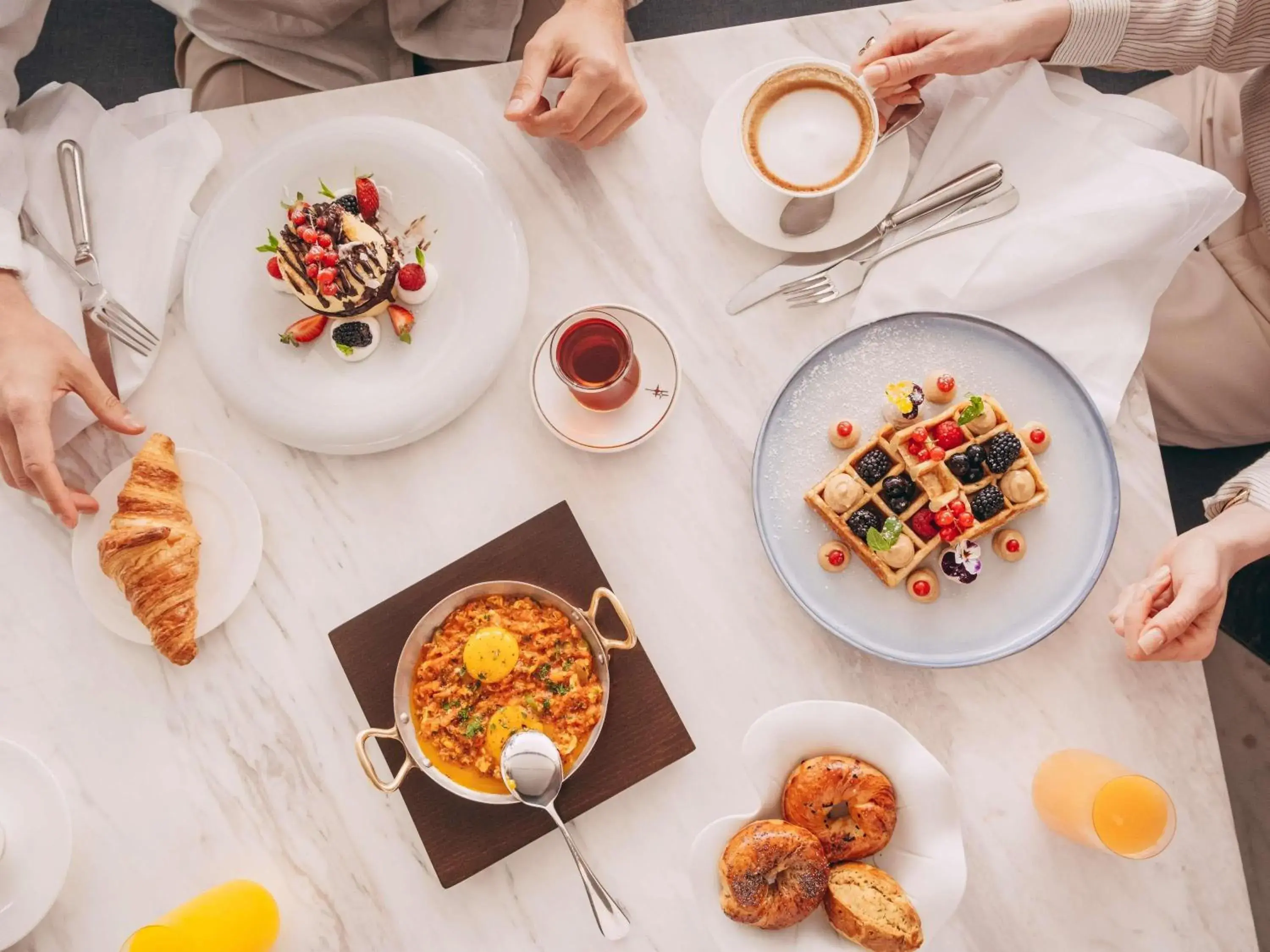 Breakfast in Raffles Istanbul Breakfast in Raffles Istanbul