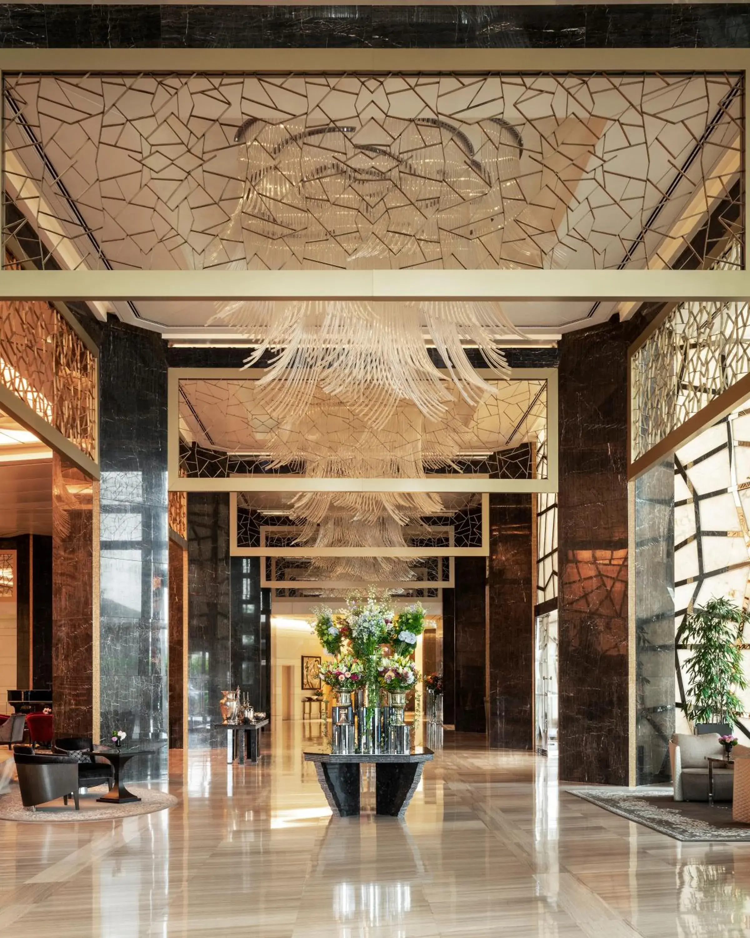 Lobby or reception in Raffles Istanbul Lobby or reception in Raffles Istanbul