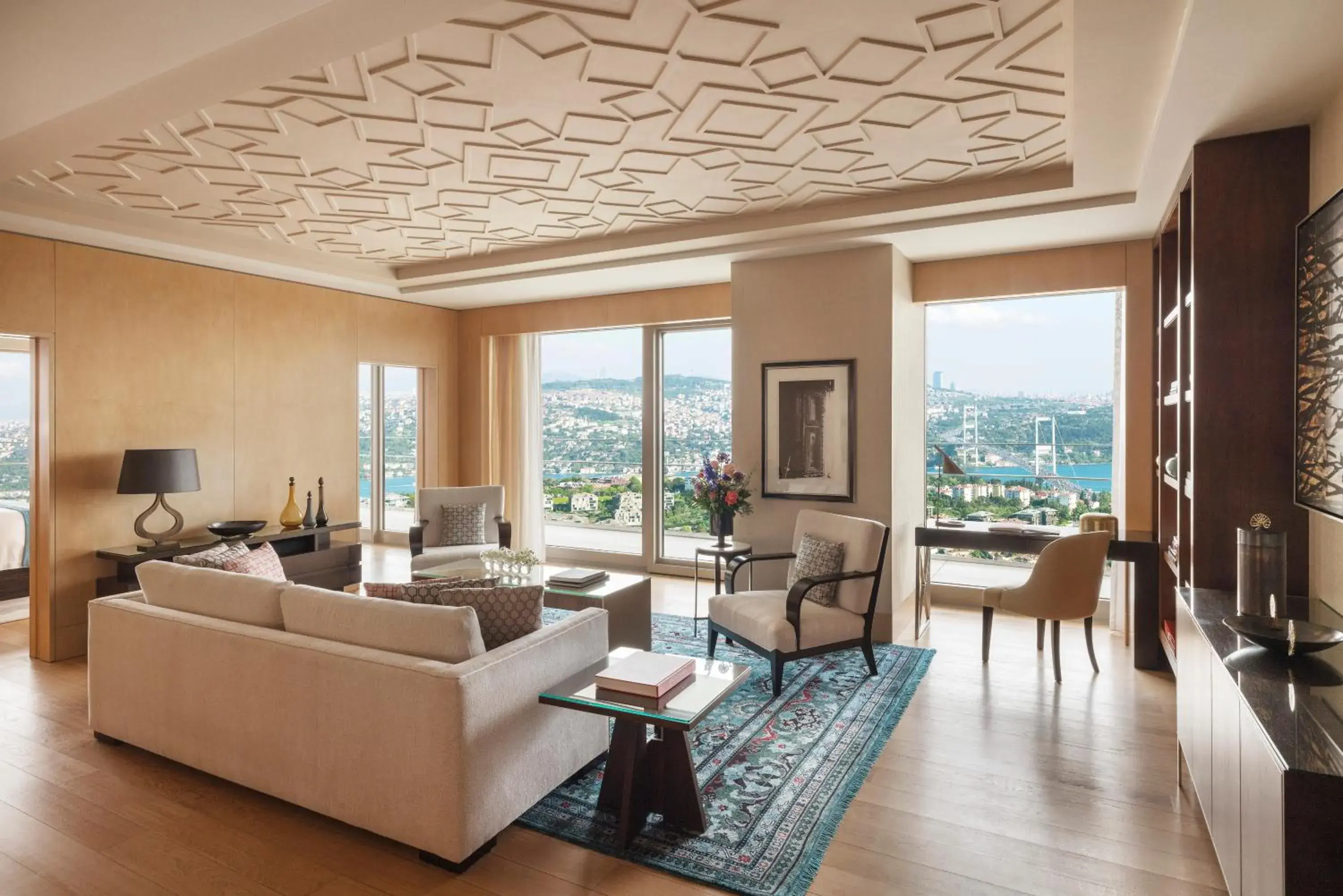 Living room in Raffles Istanbul Living room in Raffles Istanbul
