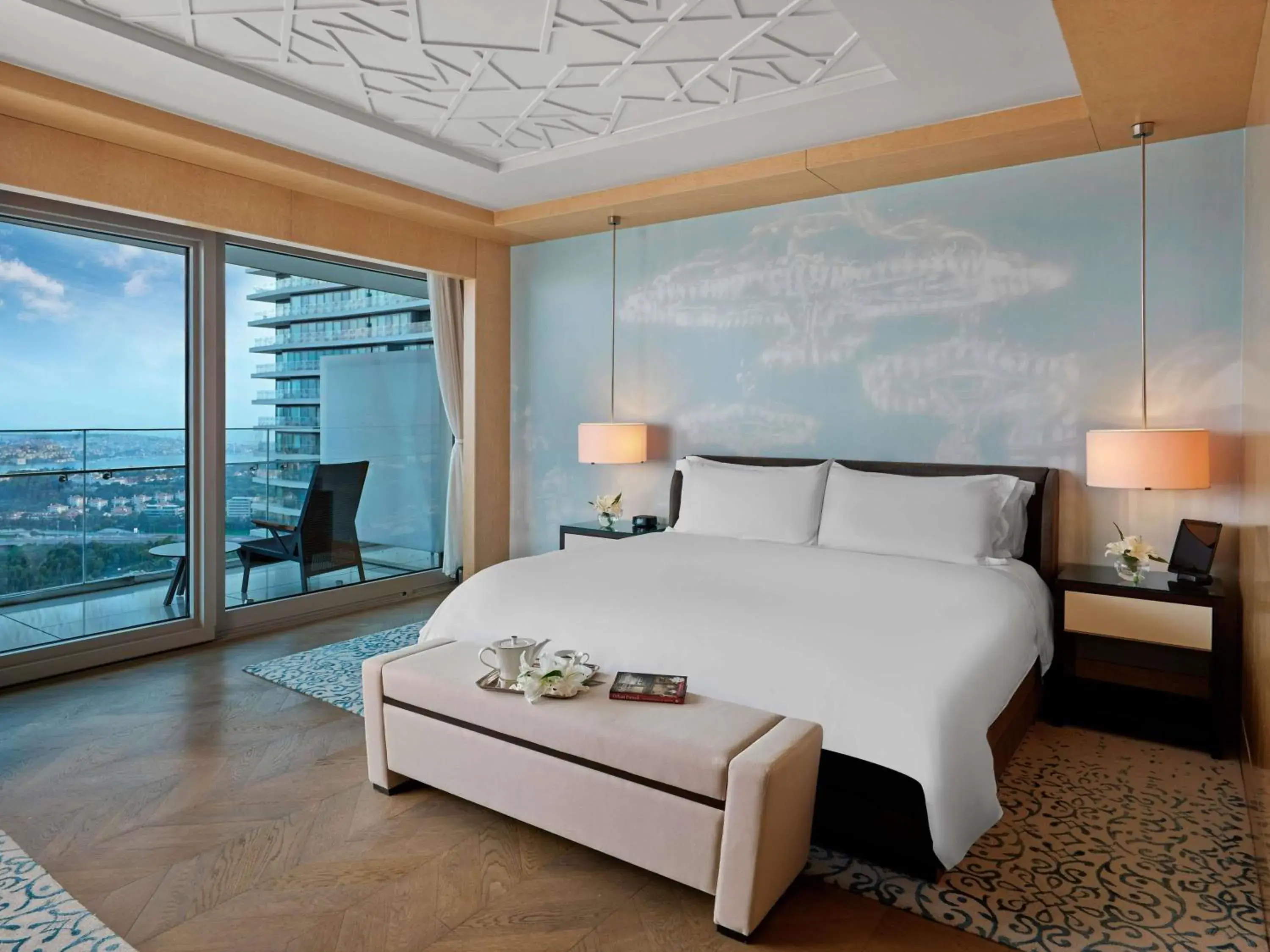 Bedroom, Bed in Raffles Istanbul Bedroom, Bed in Raffles Istanbul