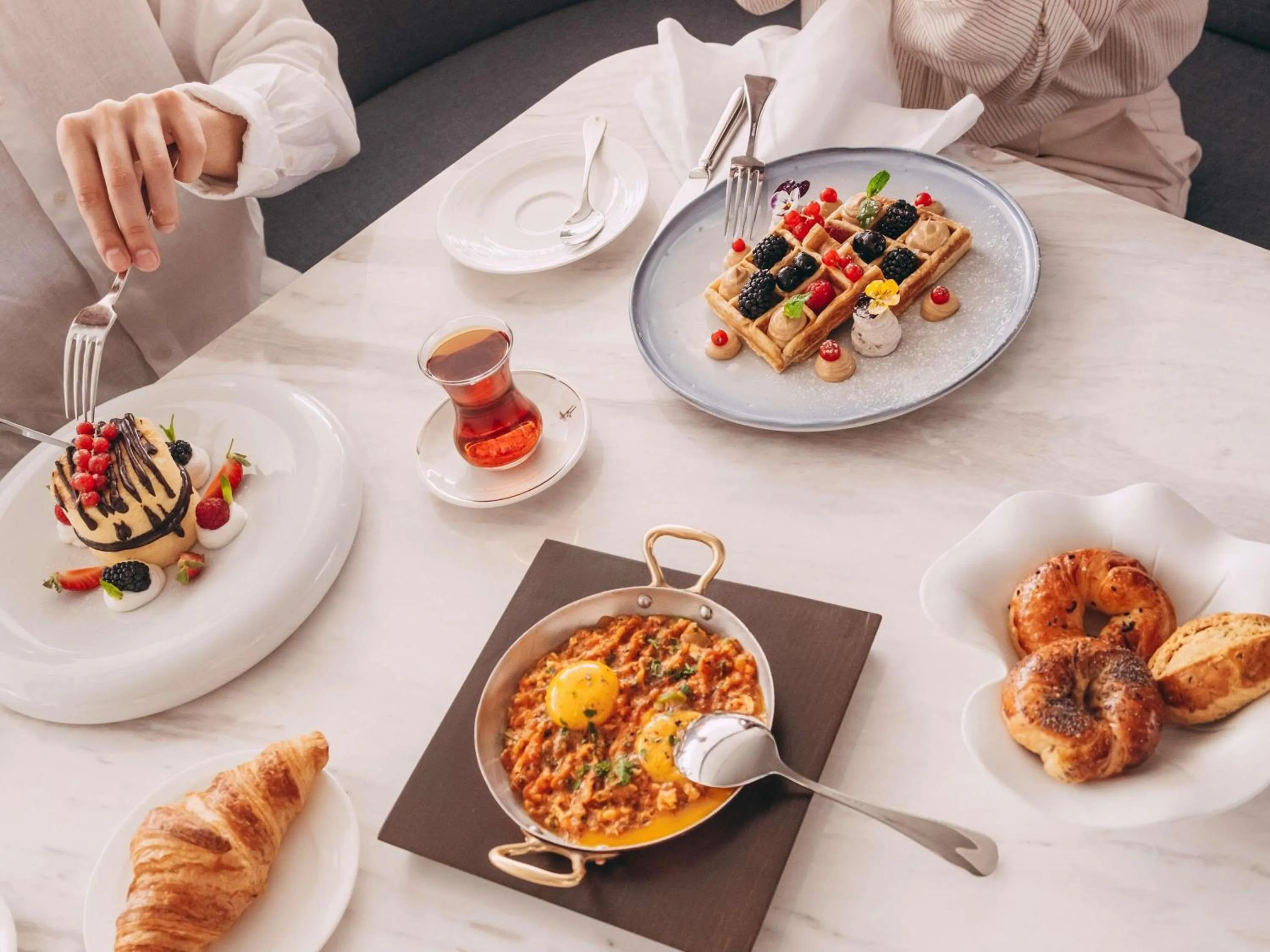 Breakfast in Raffles Istanbul