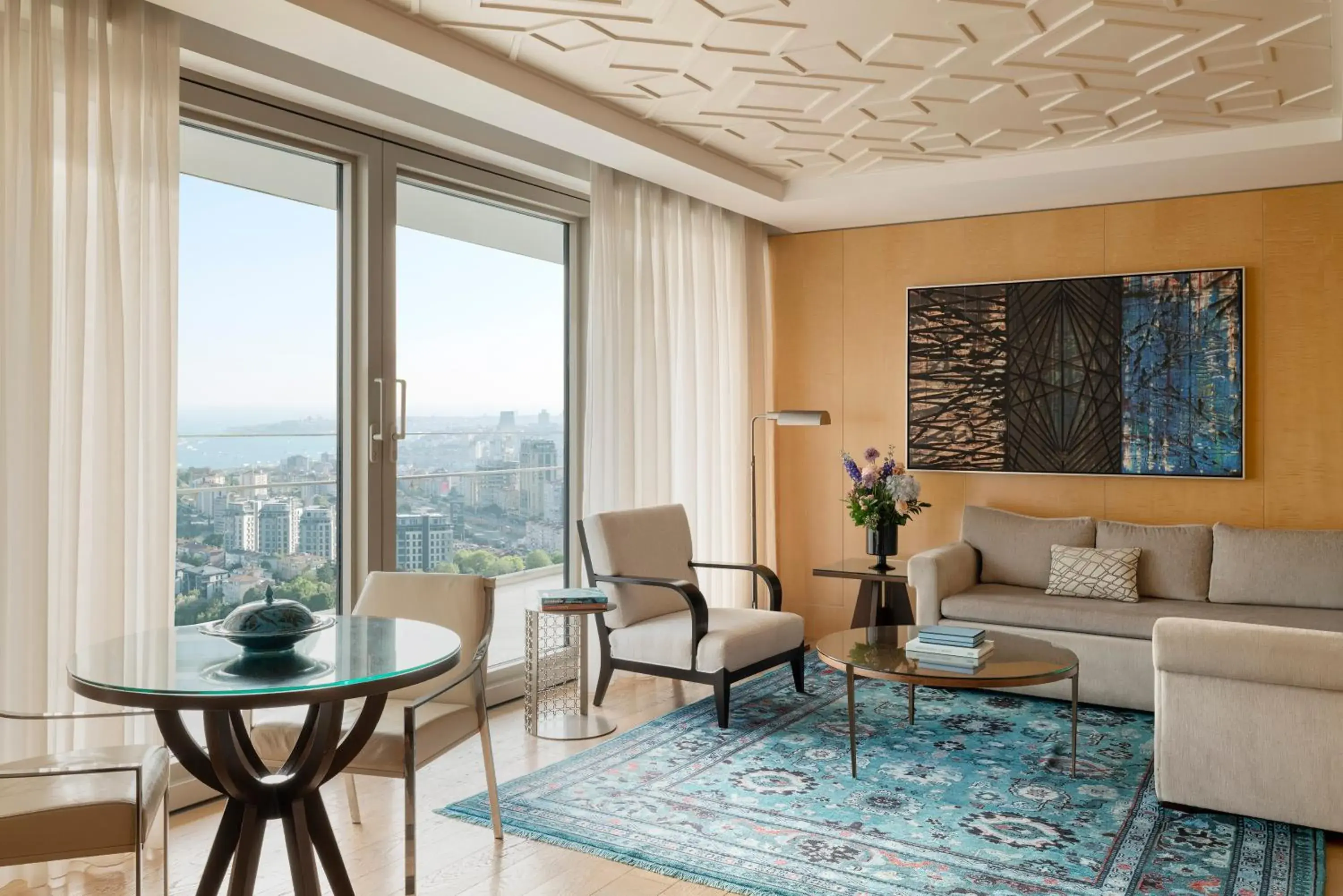 Junior Suite with King Bed and Sofa Bed in Raffles Istanbul Junior Suite with King Bed and Sofa Bed in Raffles Istanbul