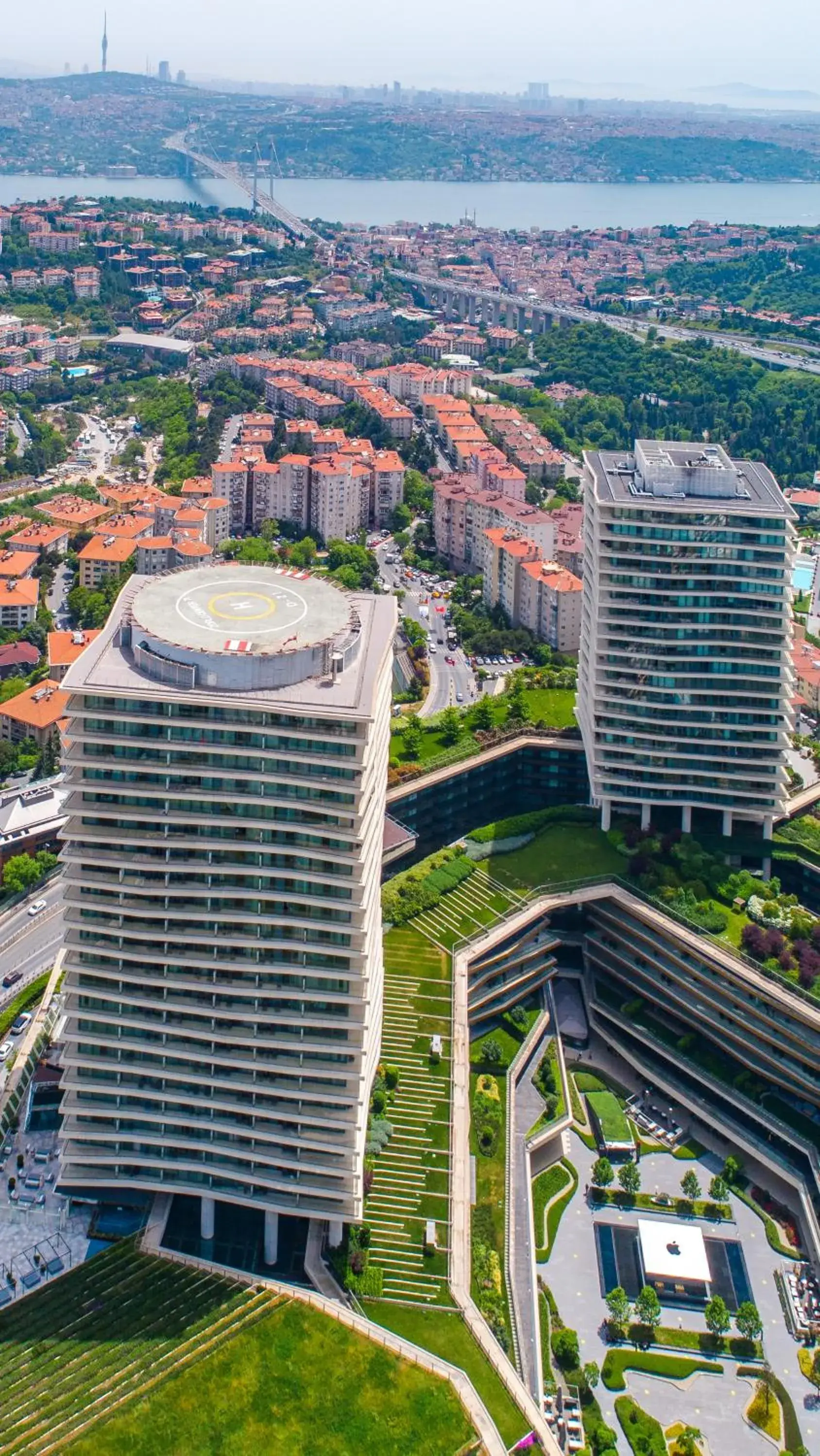 Property building in Raffles Istanbul Property building in Raffles Istanbul