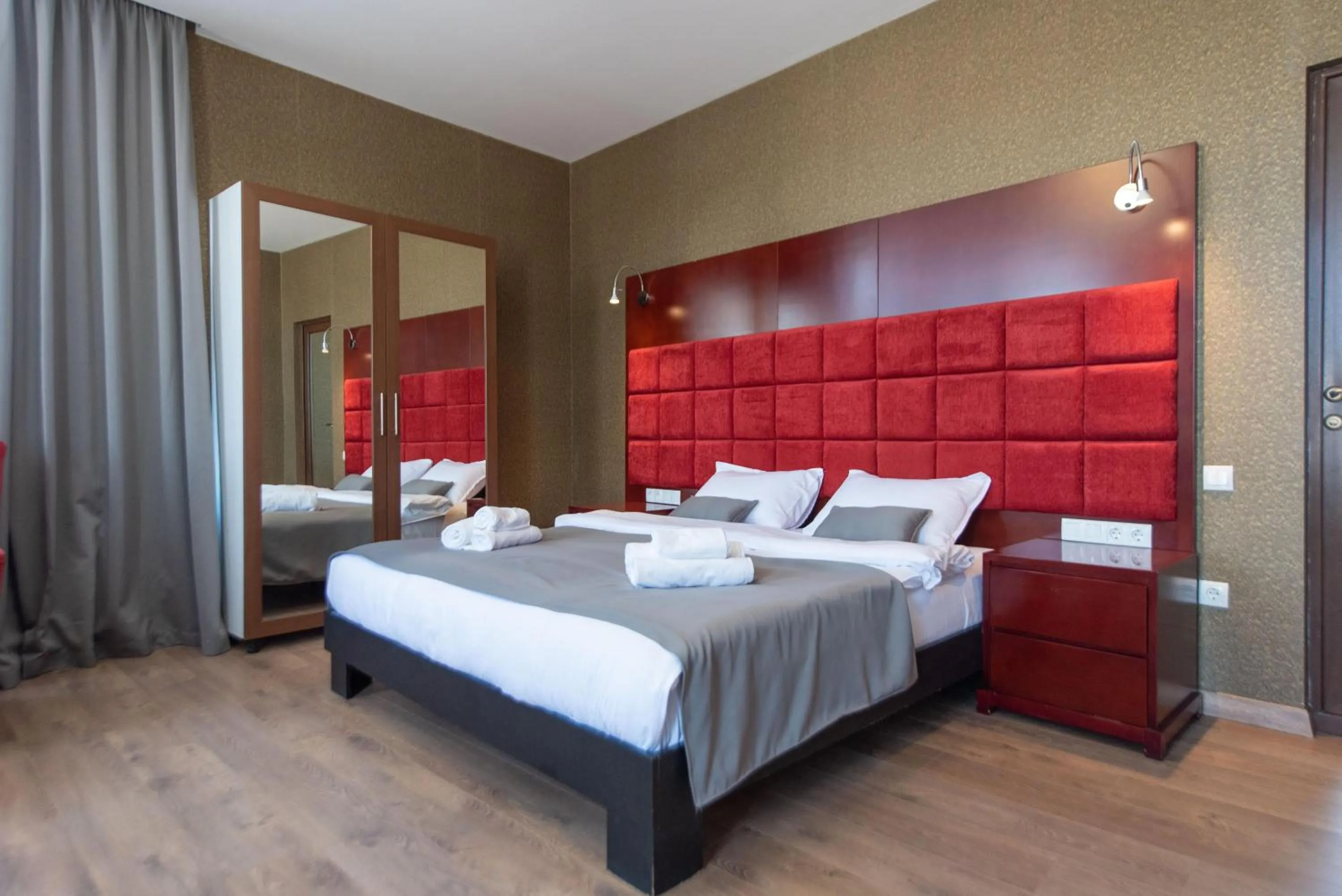 Bed in Kraveli Hotel