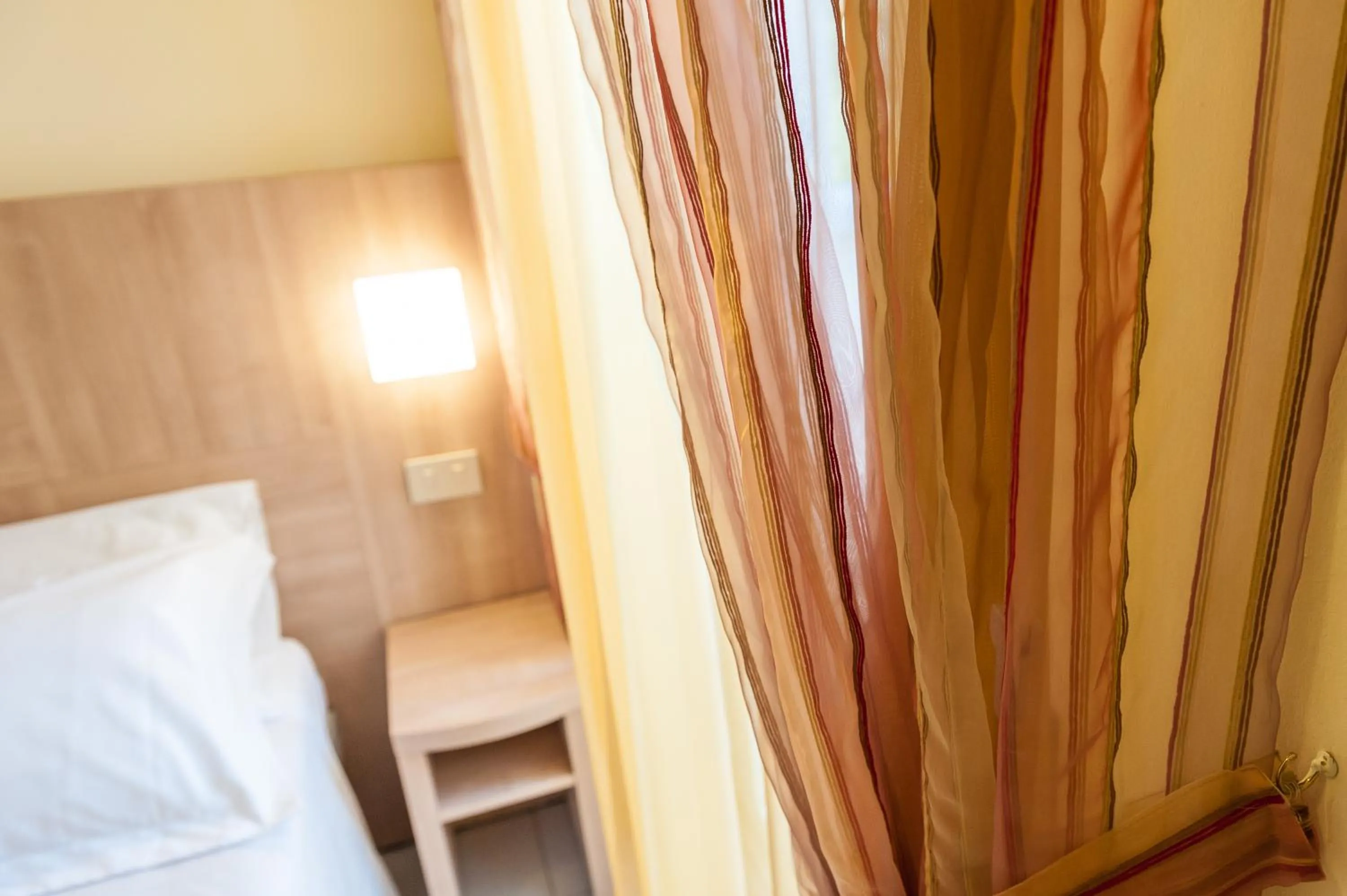 Decorative detail, Bed in Hotel Corinna