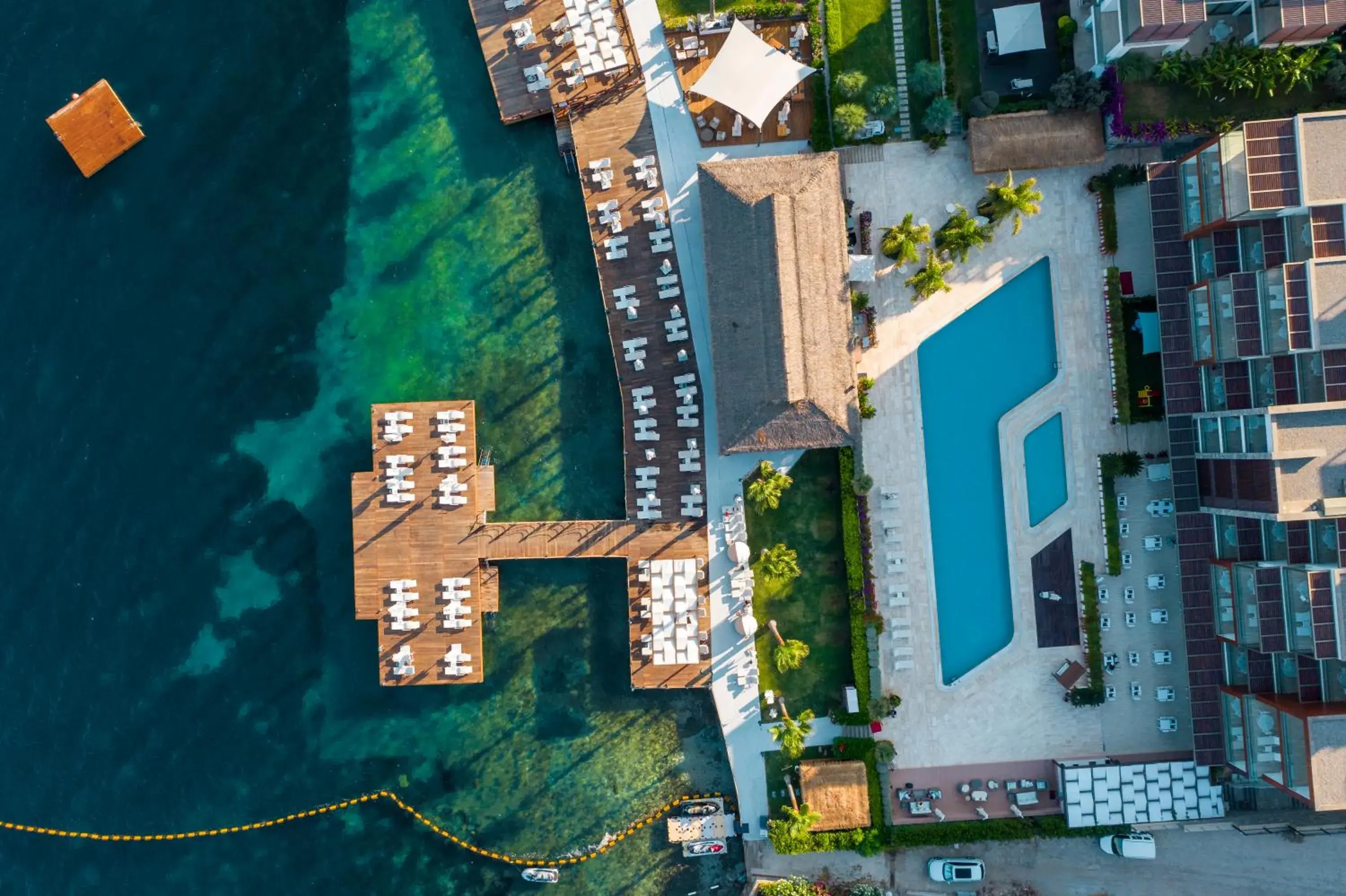 Bird's eye view in Mivara Luxury Bodrum Bird's eye view in Mivara Luxury Bodrum