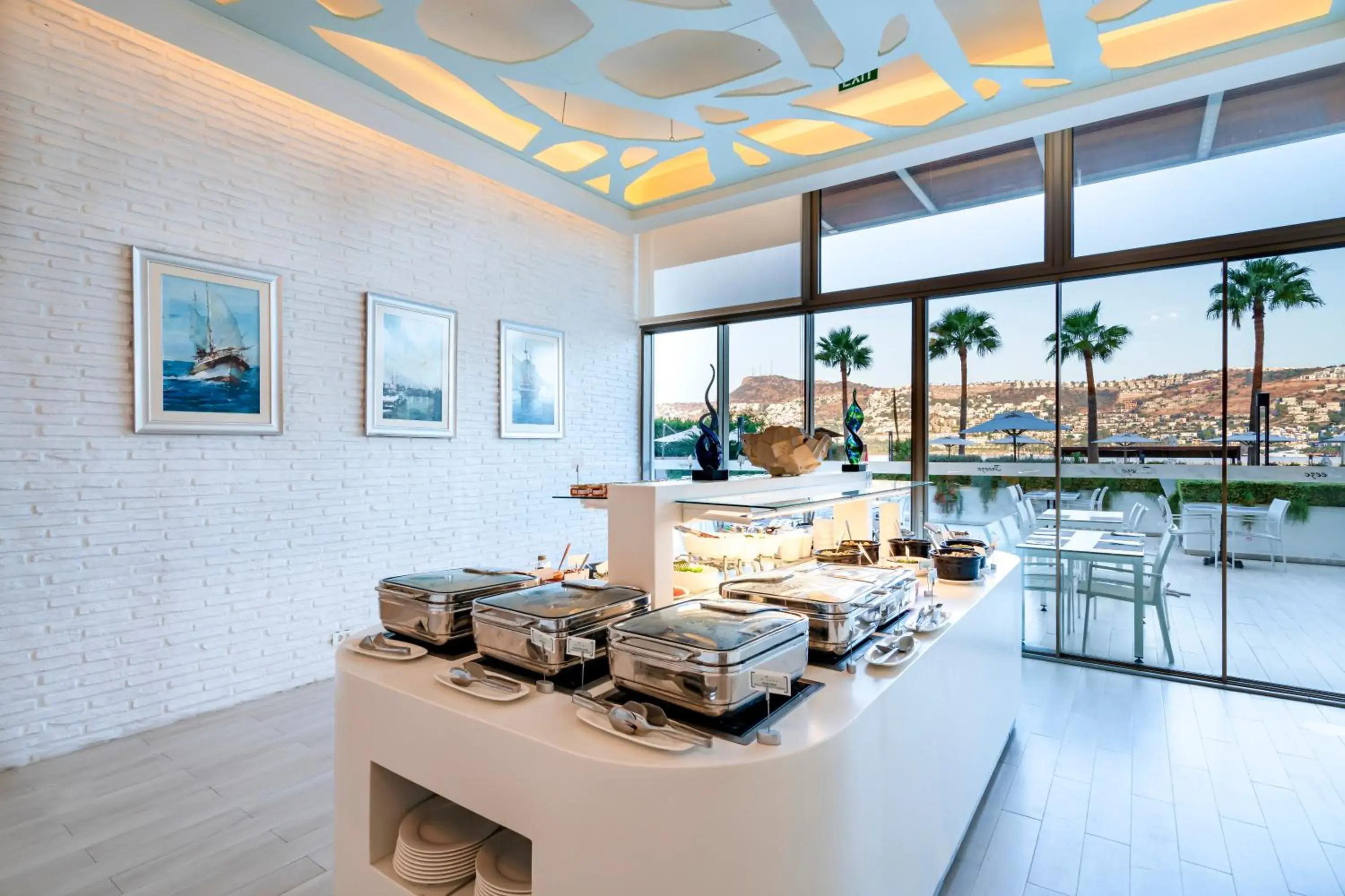 Buffet breakfast in Mivara Luxury Bodrum Buffet breakfast in Mivara Luxury Bodrum