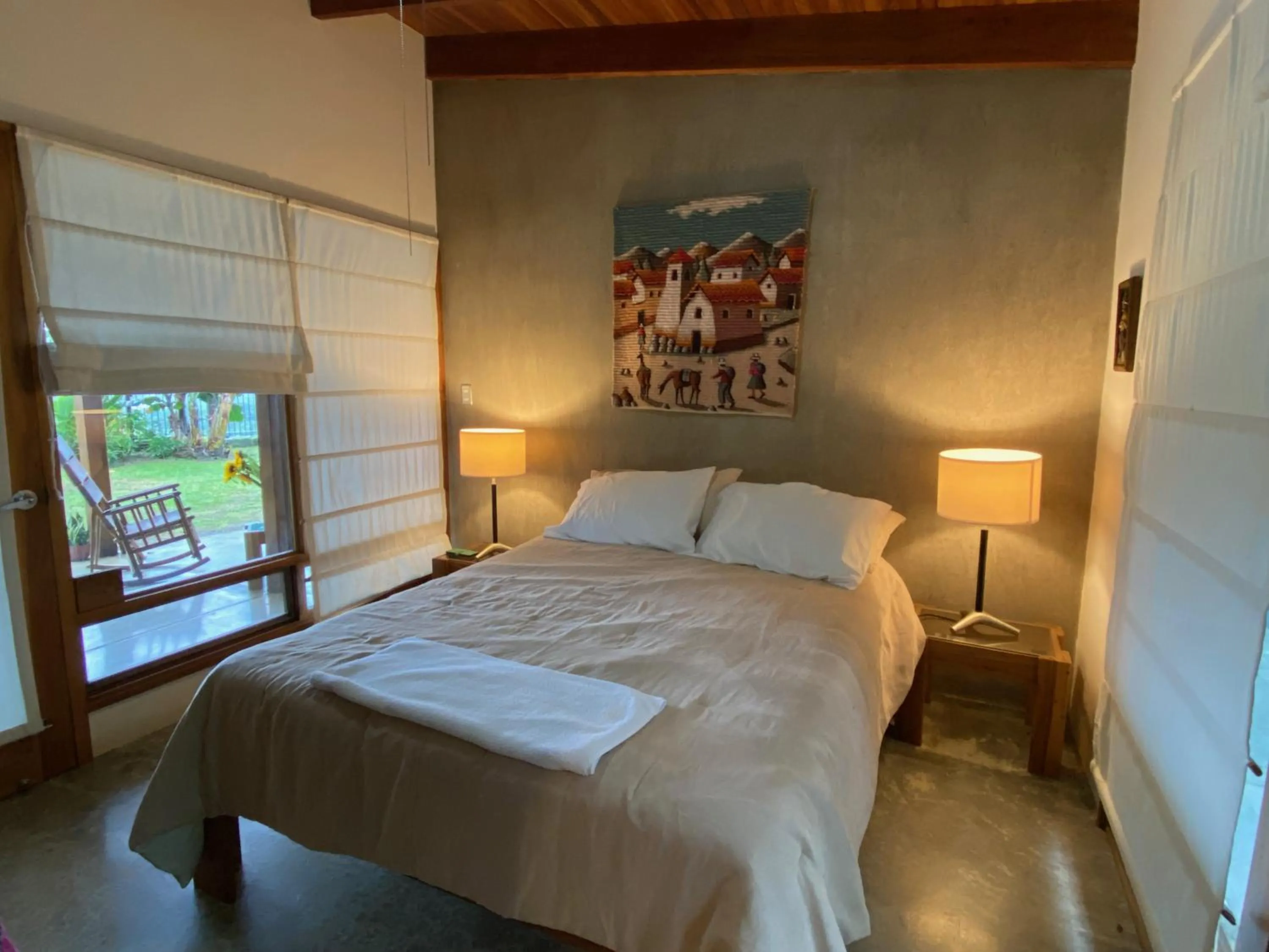 Bed in Casa Amanecer Bed & Breakfast