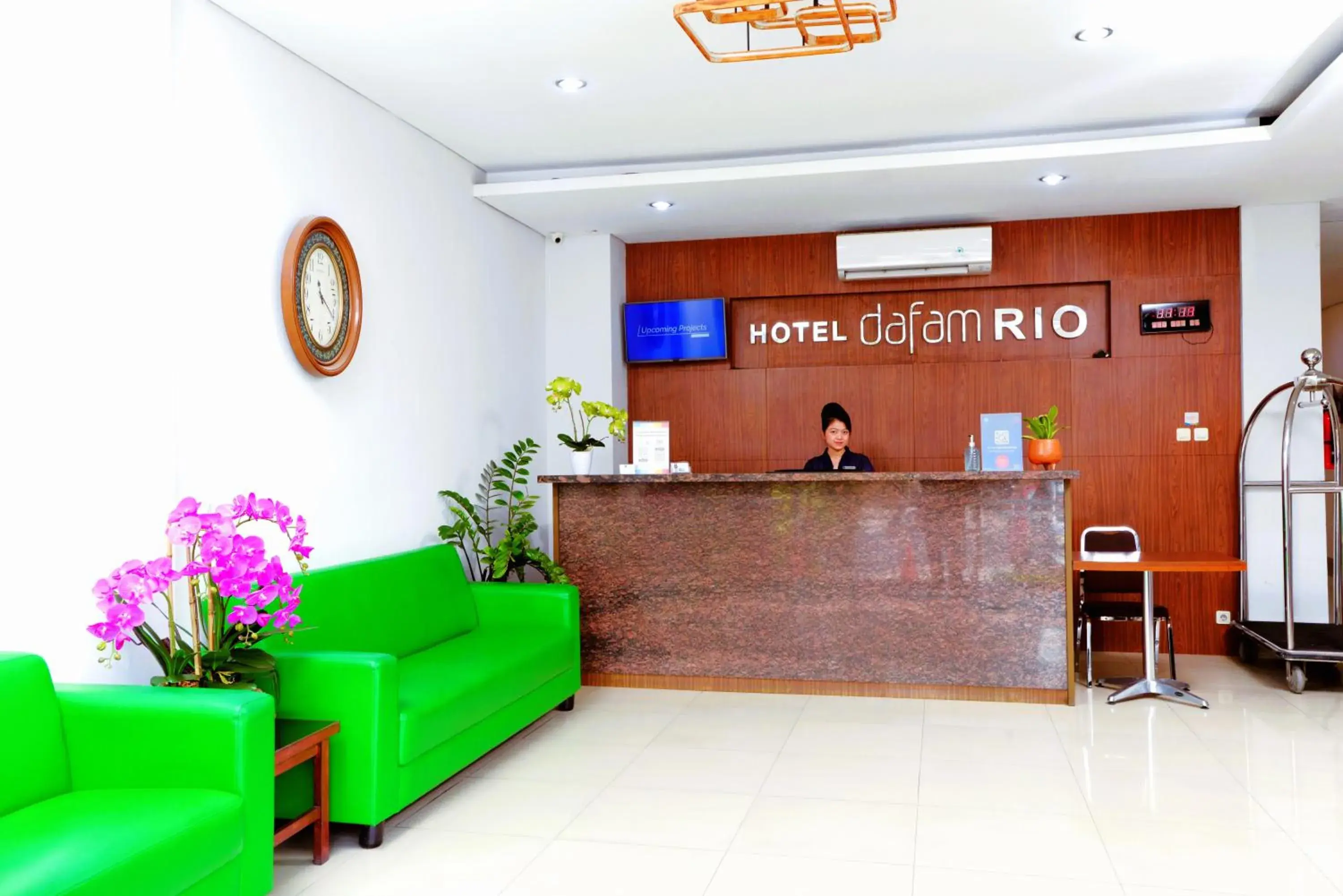 Lobby or reception in Hotel Dafam Rio Bandung Lobby or reception in Hotel Dafam Rio Bandung