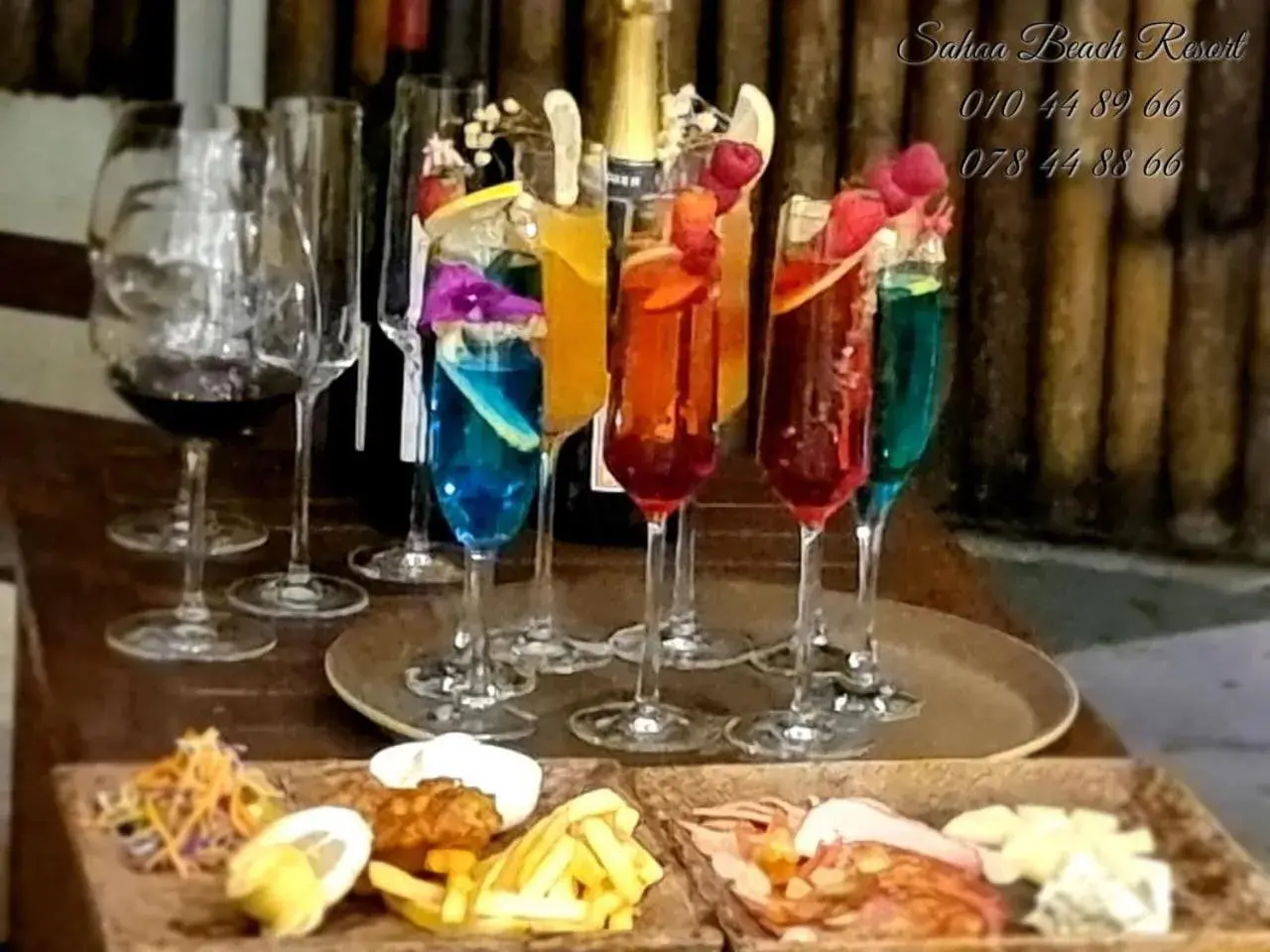 Food and drinks in Sahaa Beach Resort Food and drinks in Sahaa Beach Resort