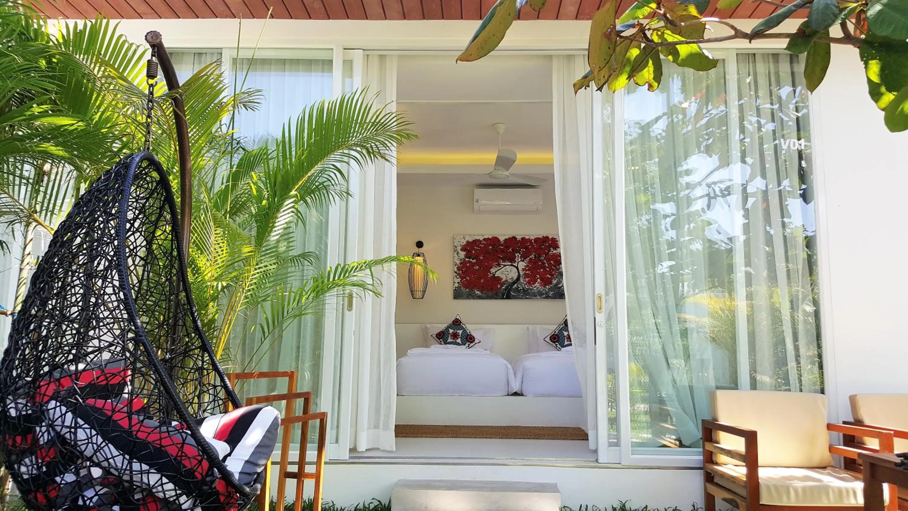 Bedroom in Sahaa Beach Resort