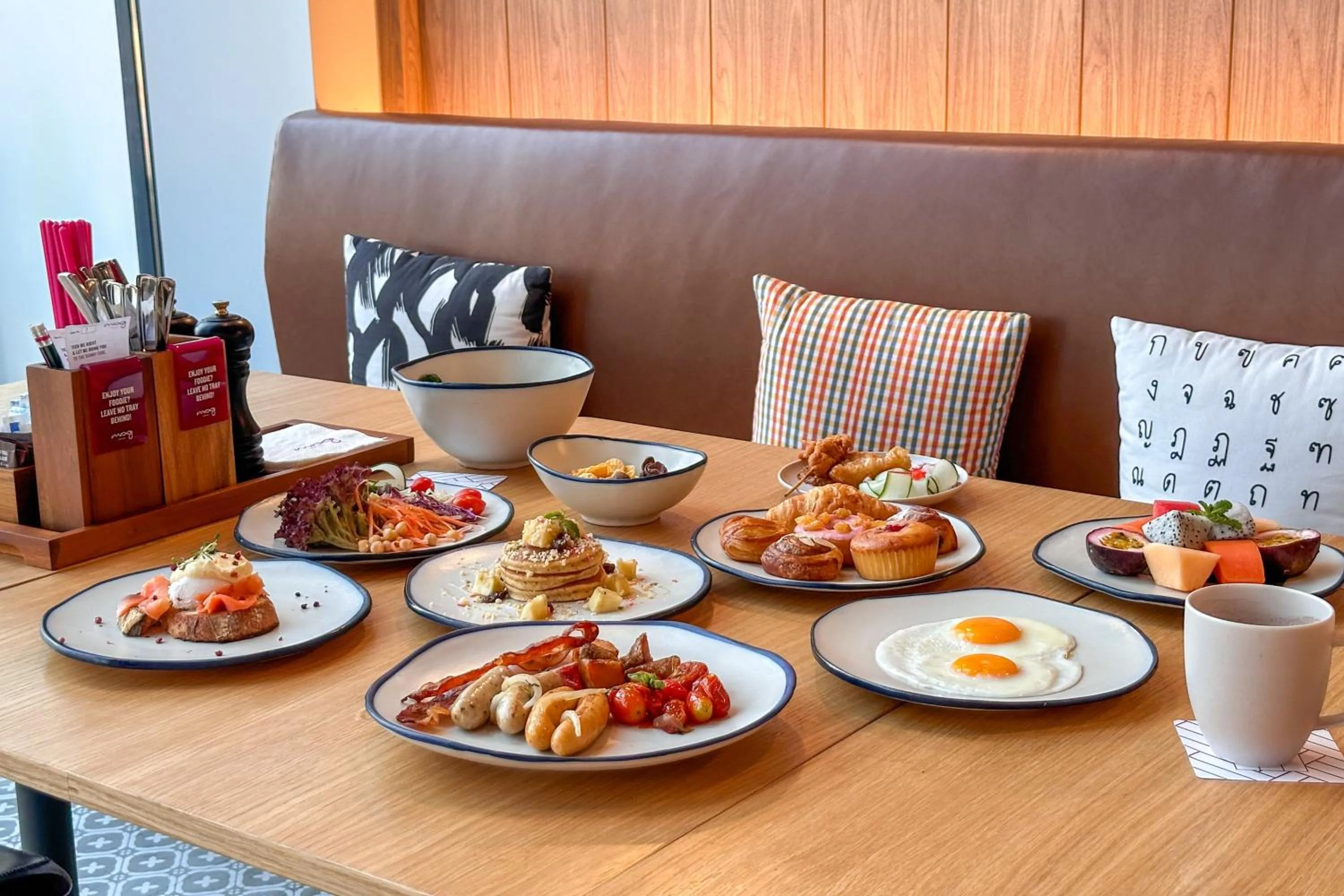 Breakfast in Moxy Bangkok Ratchaprasong