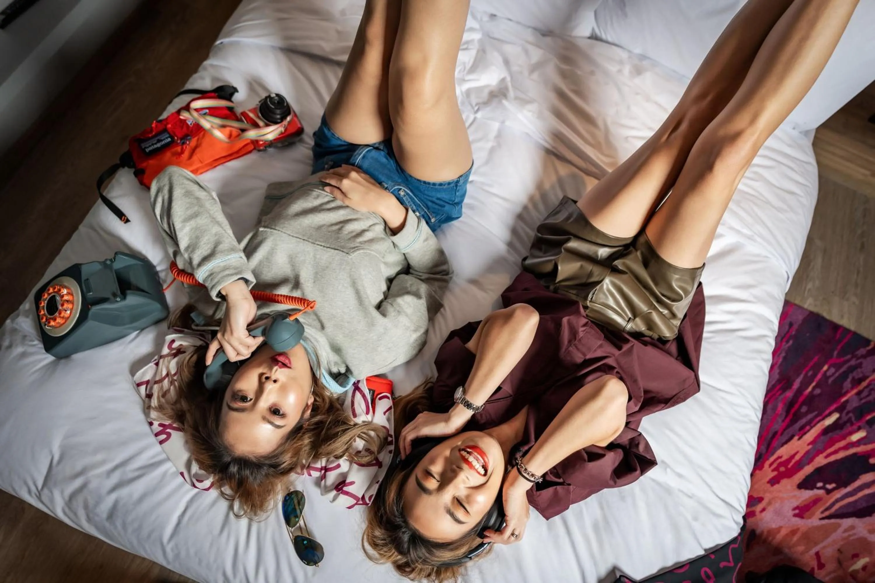 Photo of the whole room in Moxy Bangkok Ratchaprasong