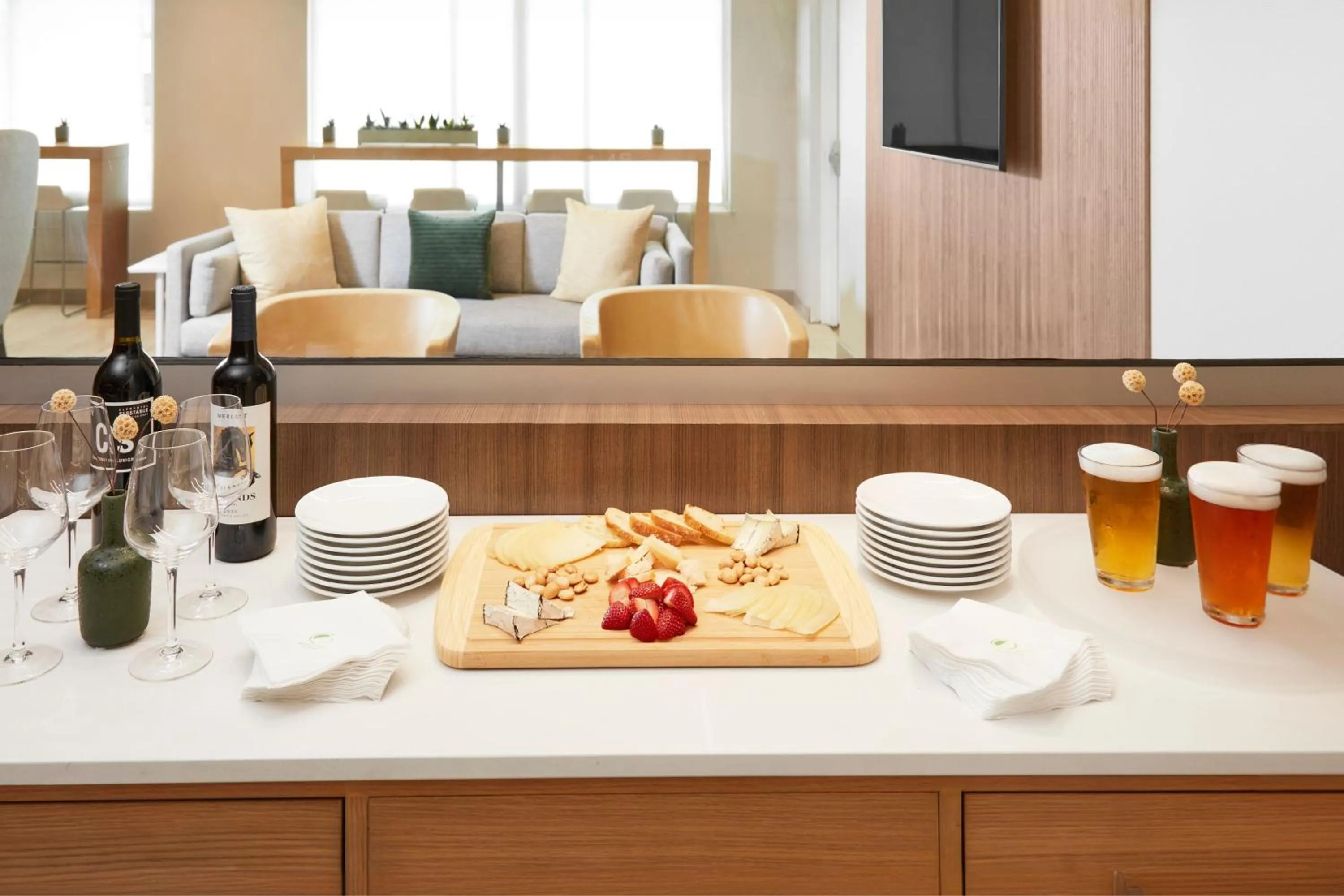 Lobby or reception in Element Charlotte Uptown