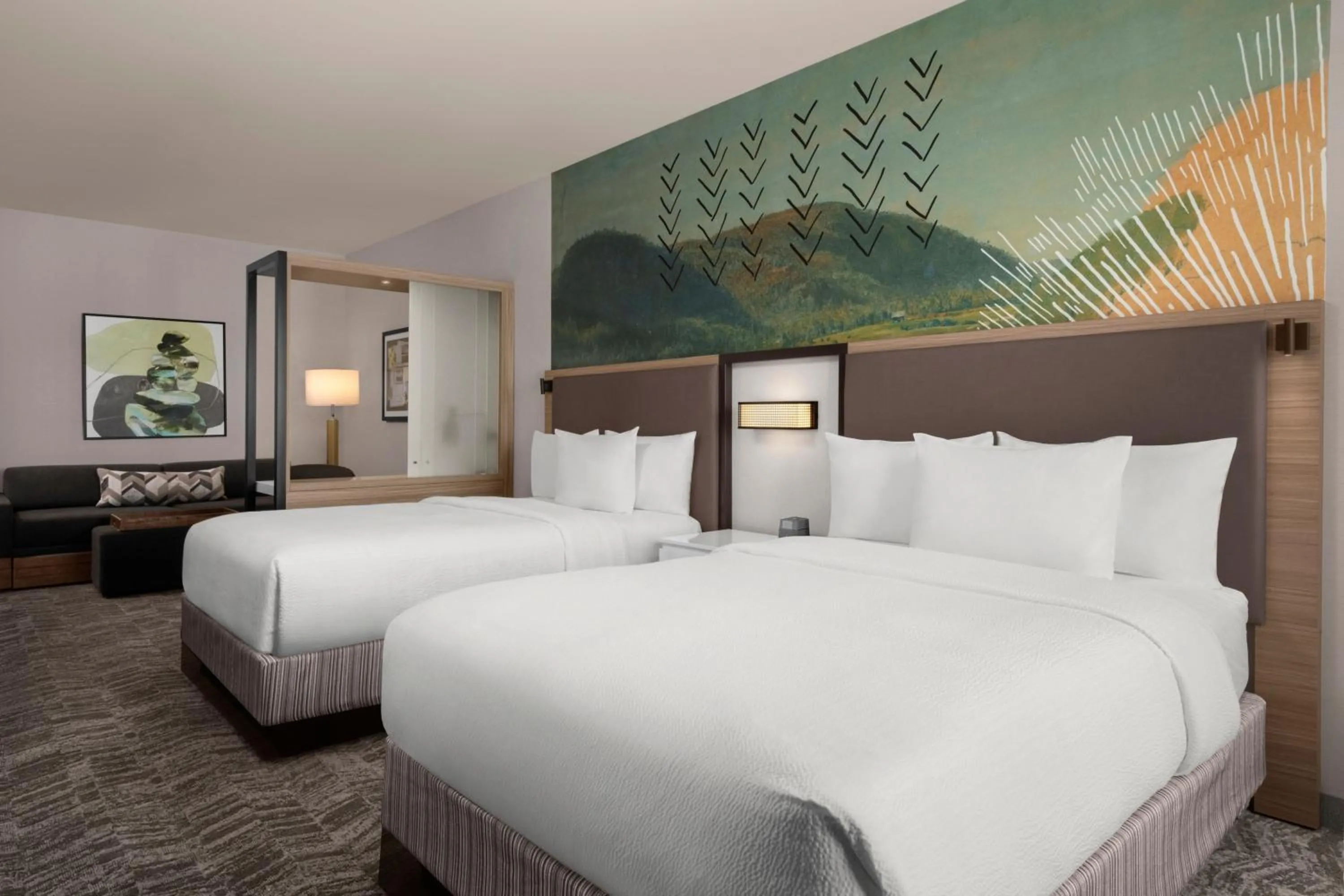 Bedroom, Bed in SpringHill Suites by Marriott Chula Vista Eastlake