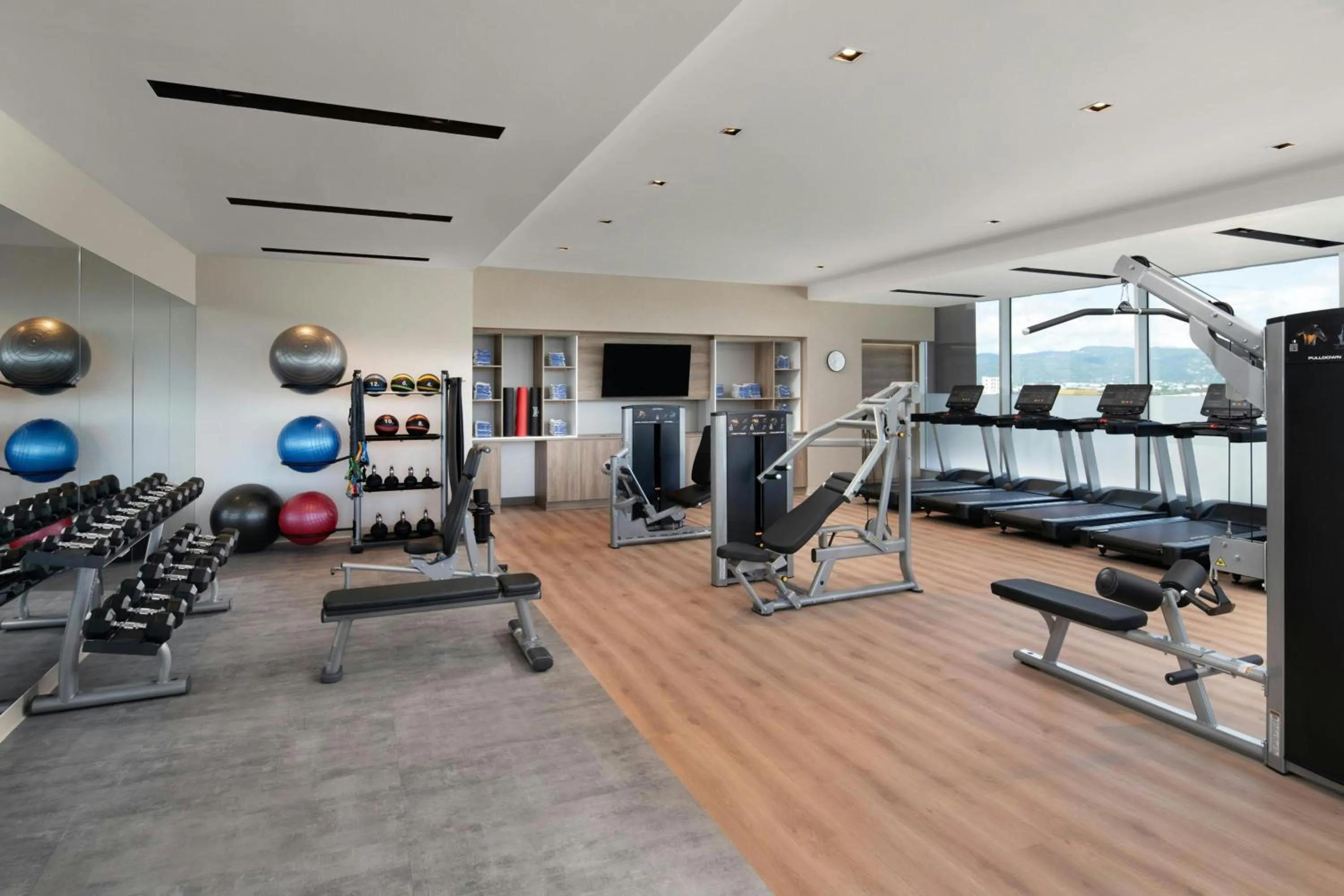 Fitness centre/facilities in Residence Inn by Marriott Santiago de los Caballeros