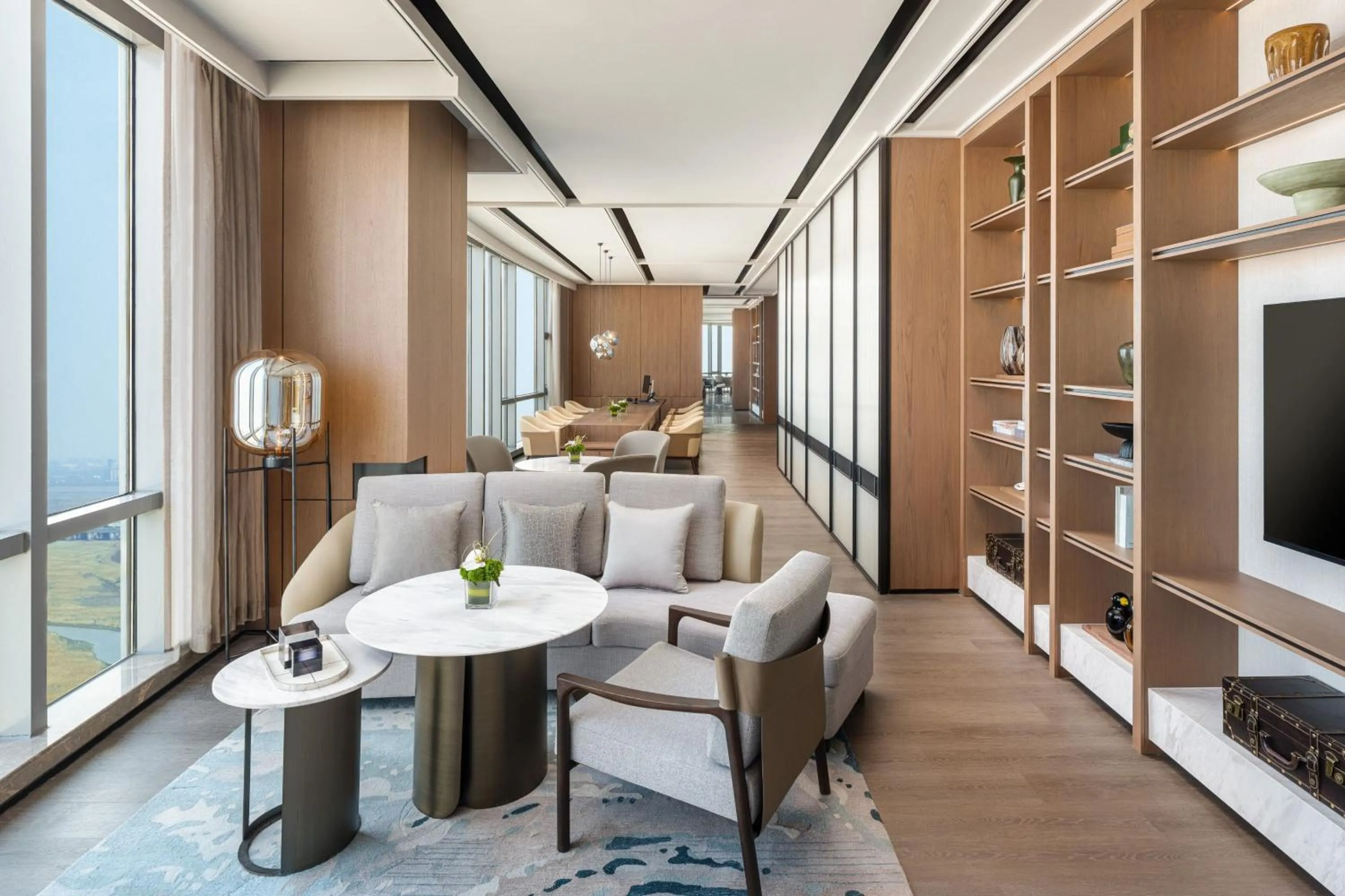 Lounge or bar in Qingdao Marriott Hotel Jiaozhou