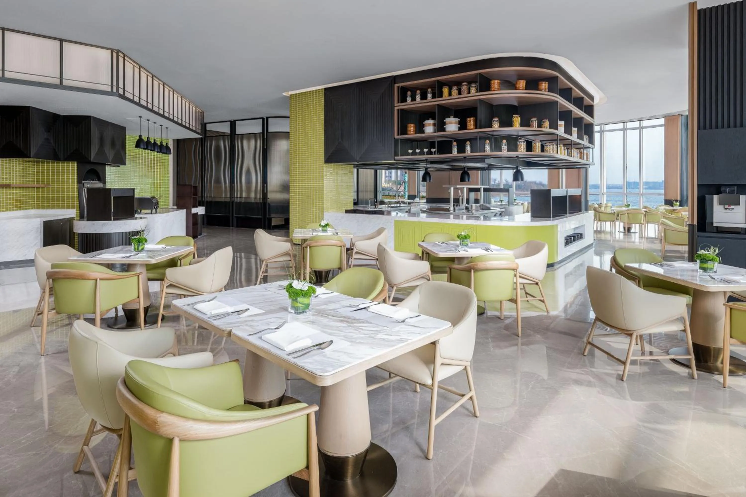 Restaurant/places to eat in Qingdao Marriott Hotel Jiaozhou