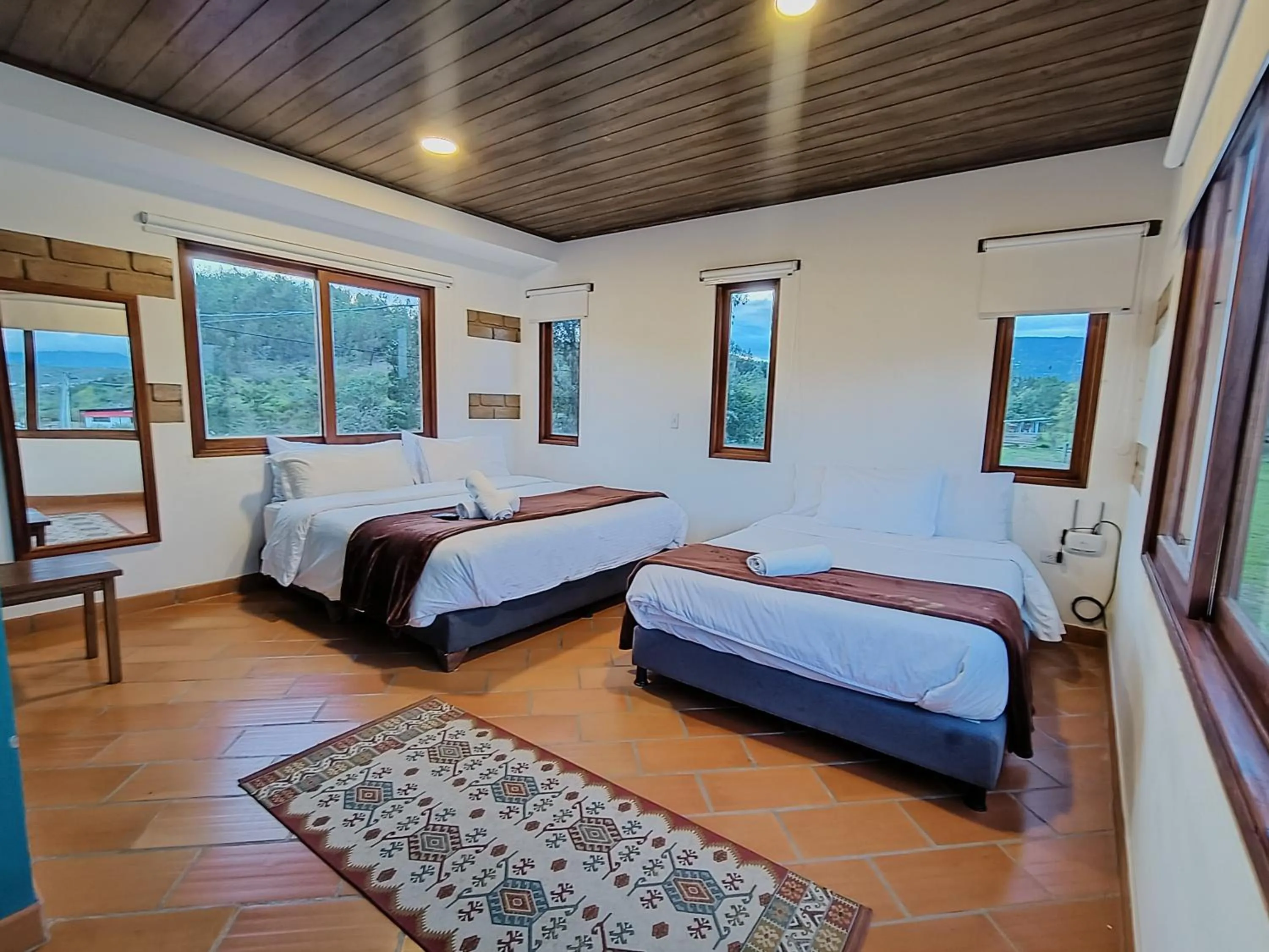 Family Double Room in Hotel Pliosaurio Campestre