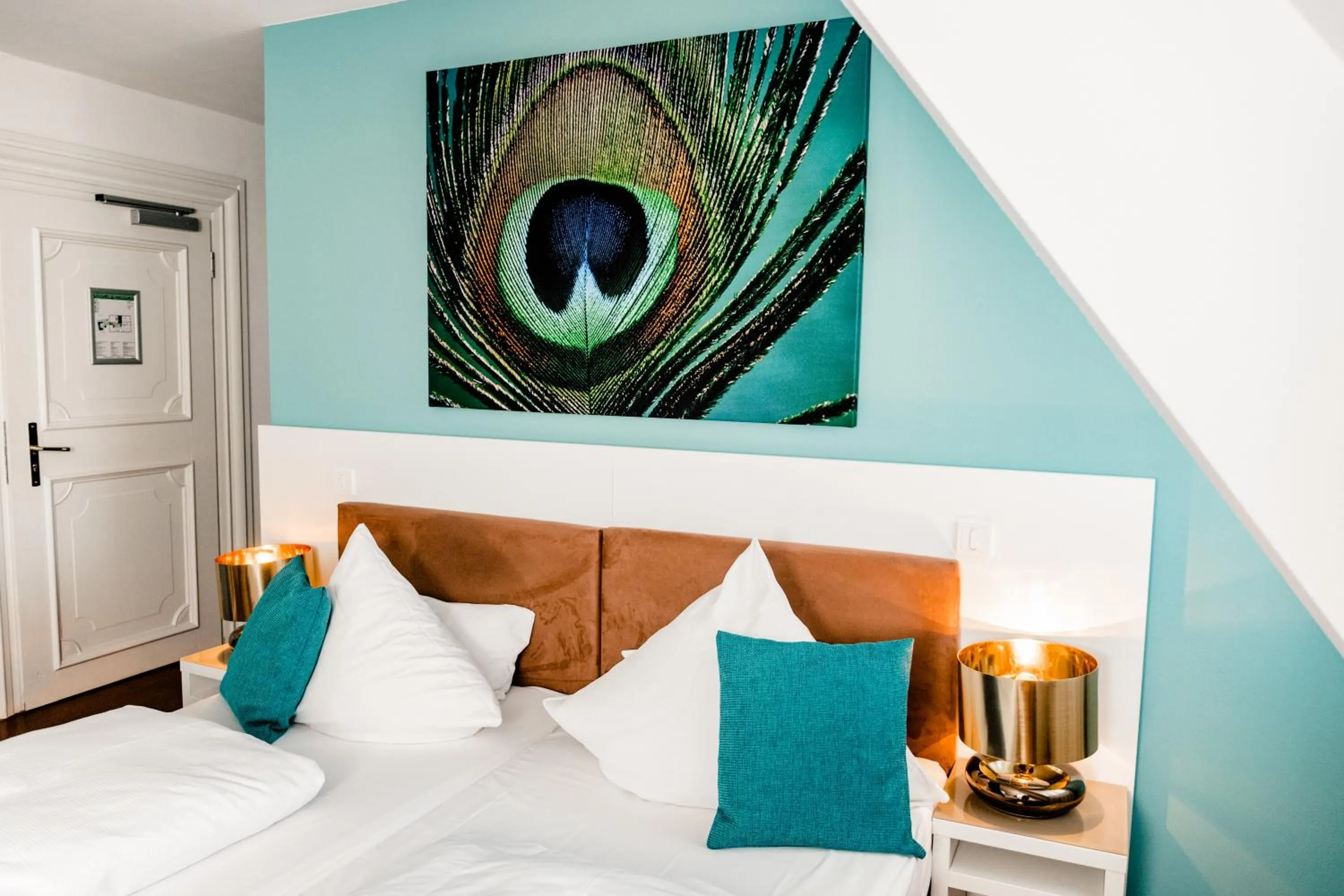 Bed in Hotel Gut Landscheid