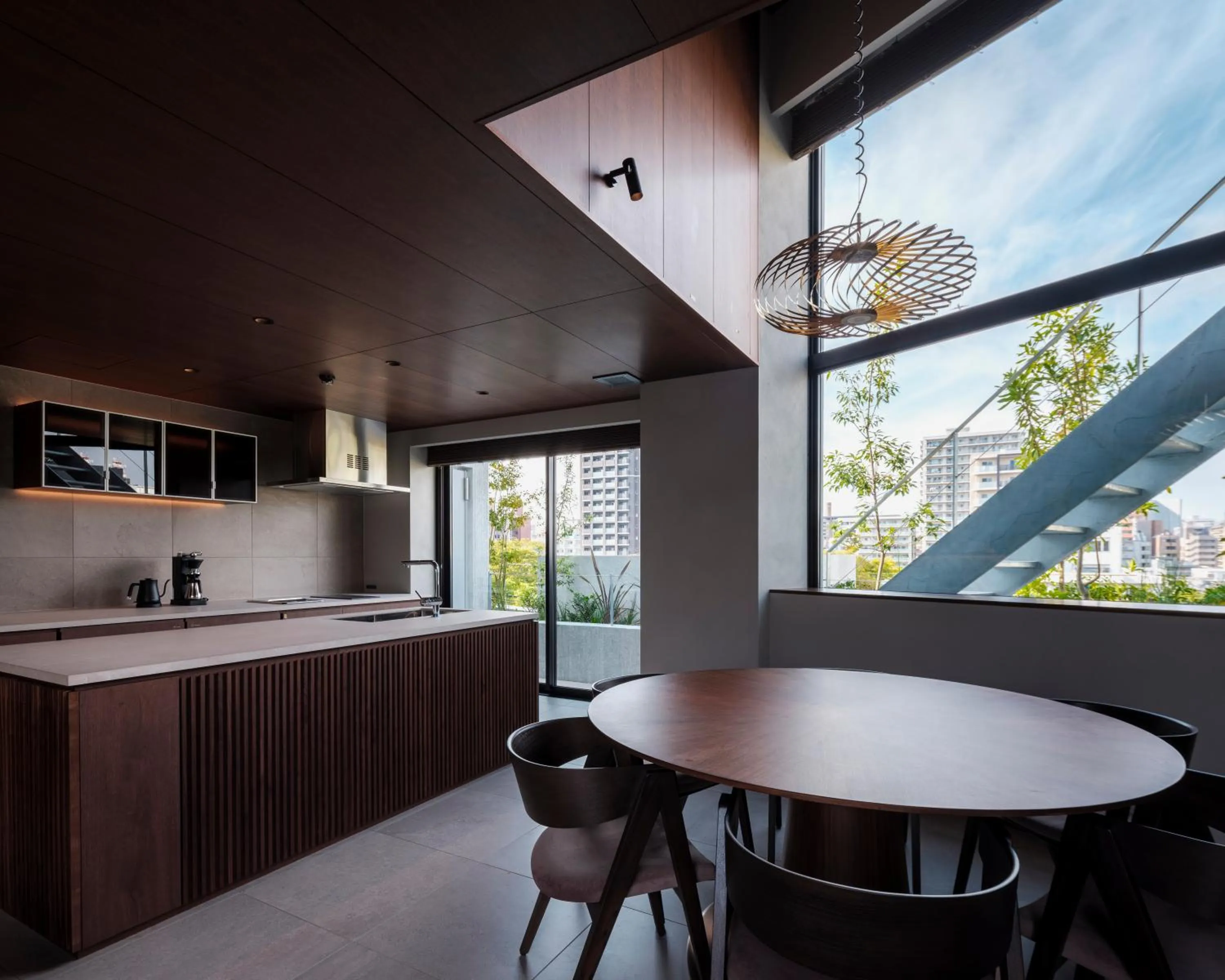 Dining area in NOT A HOTEL FUKUOKA