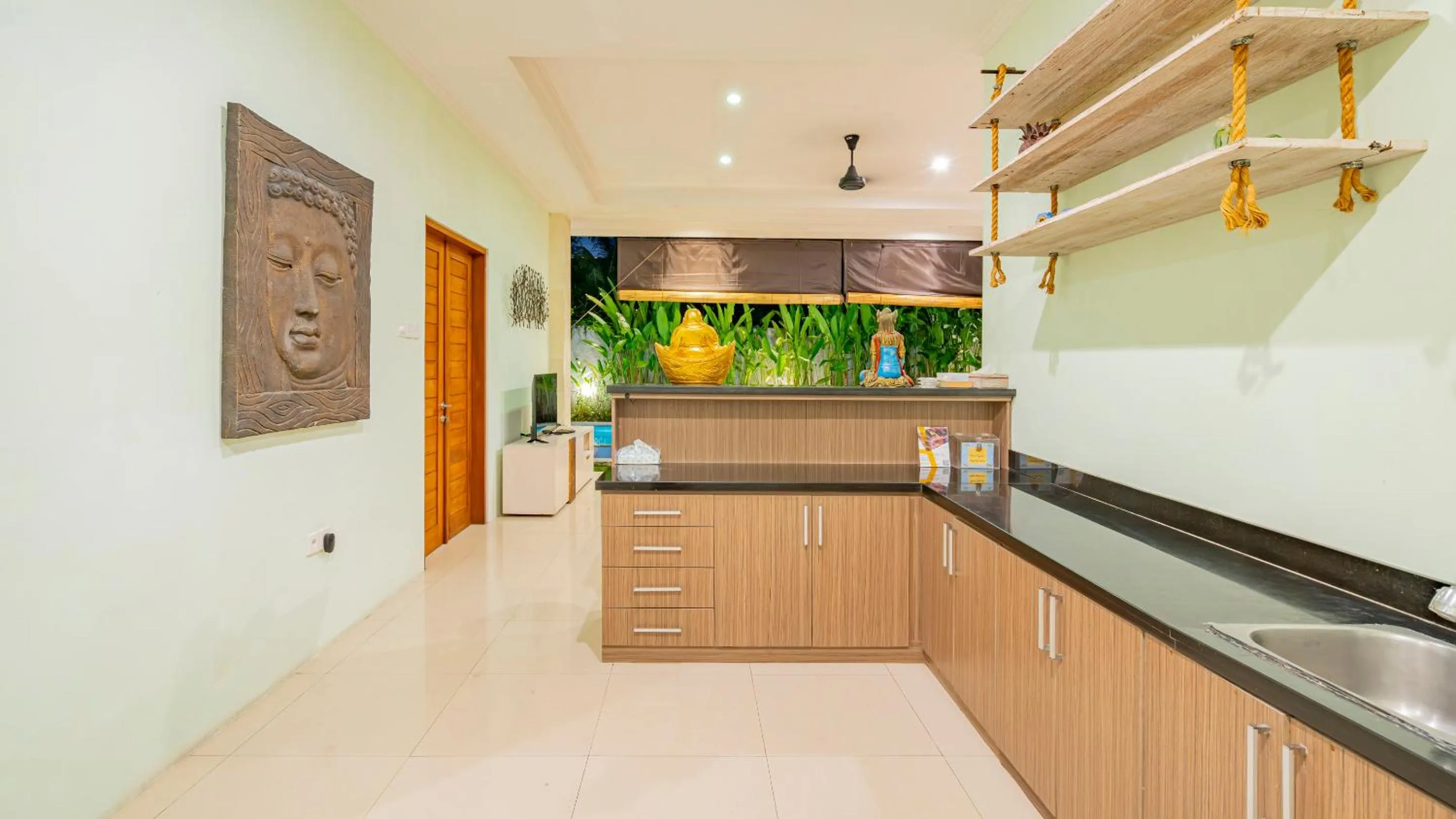 Kitchen or kitchenette in Villa Harmony - Seminyak