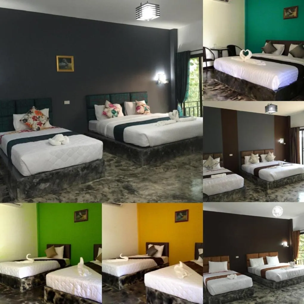 Property building, Bed in Baan Rai Phufah Resort Chiangrai