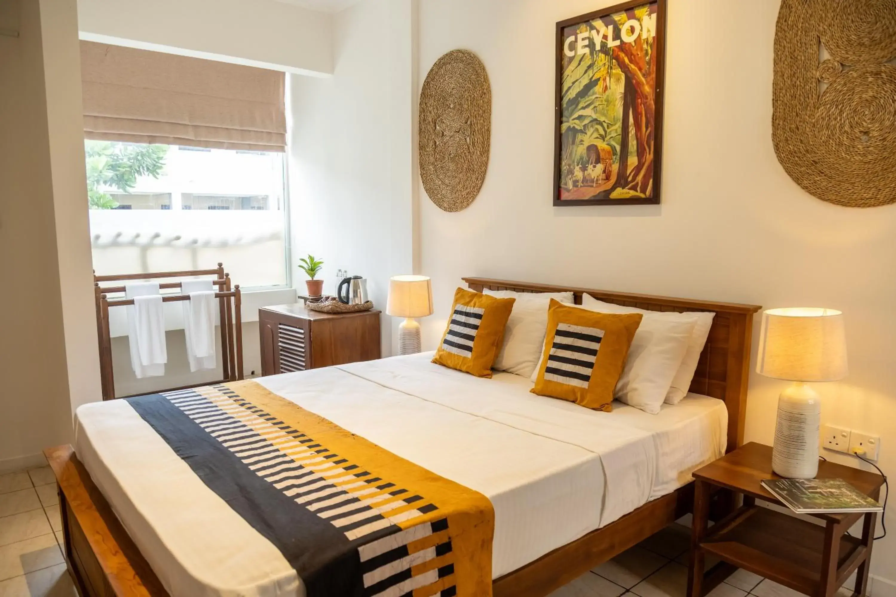 Bed in Neevana Hotel Hikkaduwa Bed in Neevana Hotel Hikkaduwa