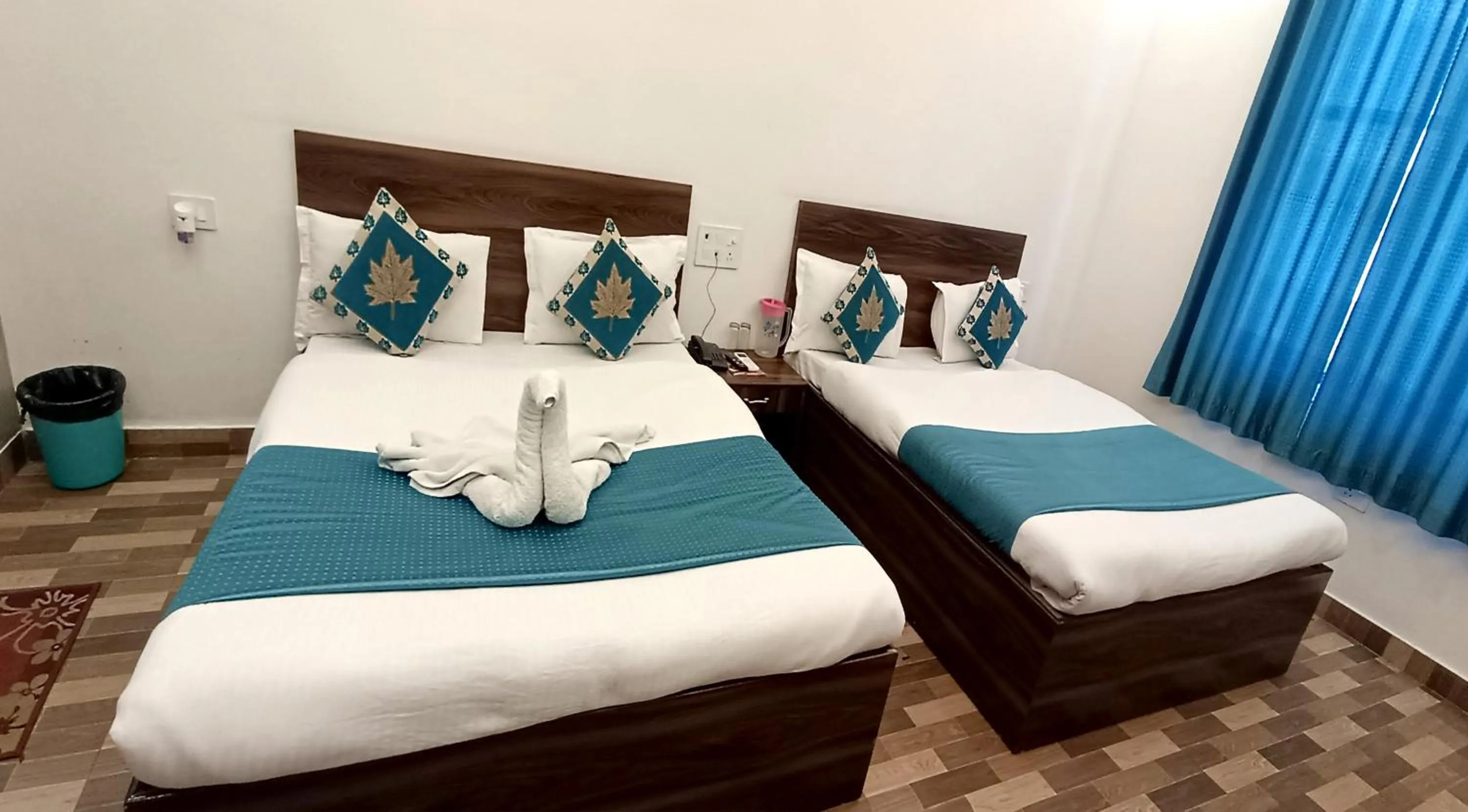 Bed in Hotel NV Palace