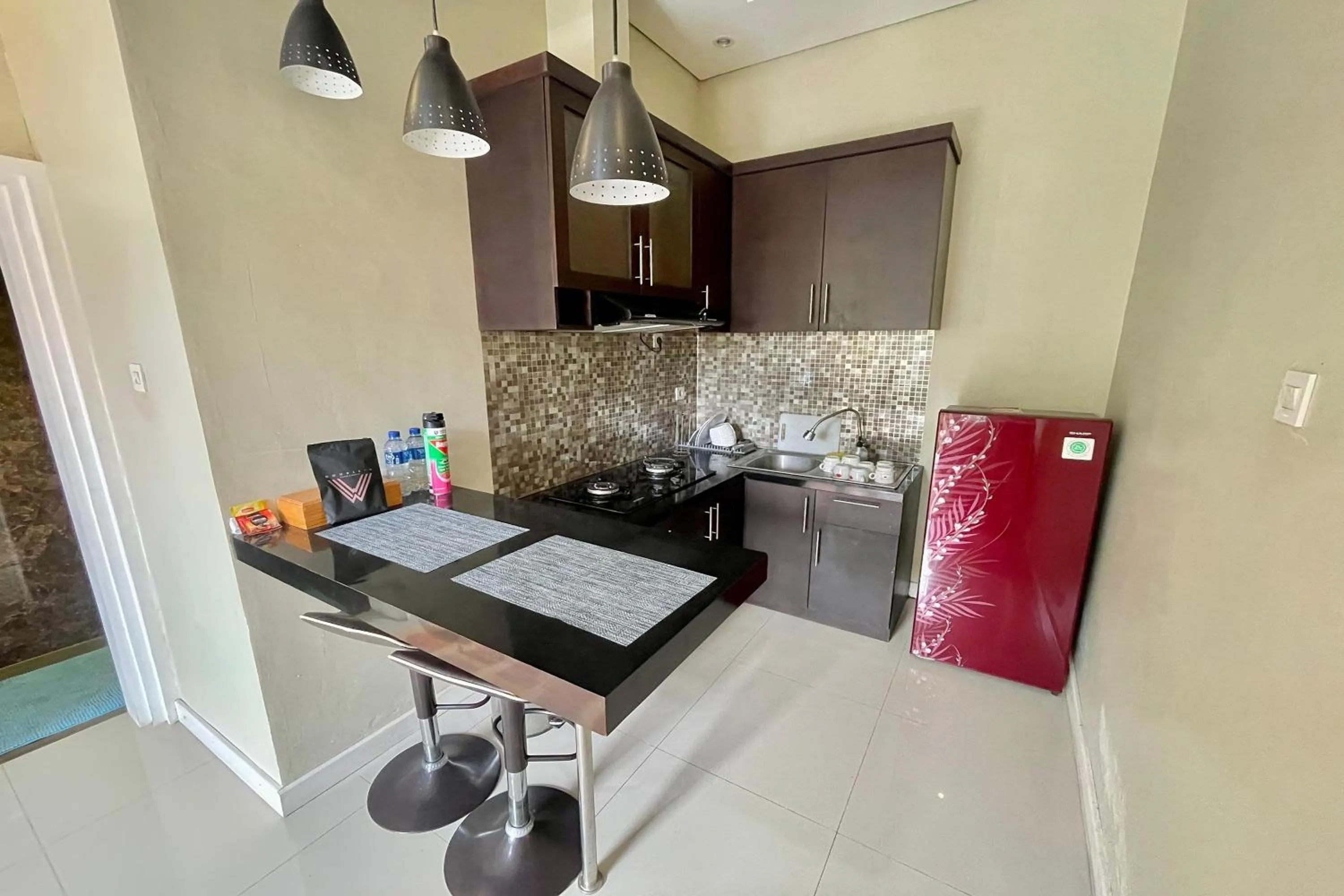 Kitchen or kitchenette in Double U Camp and Villa