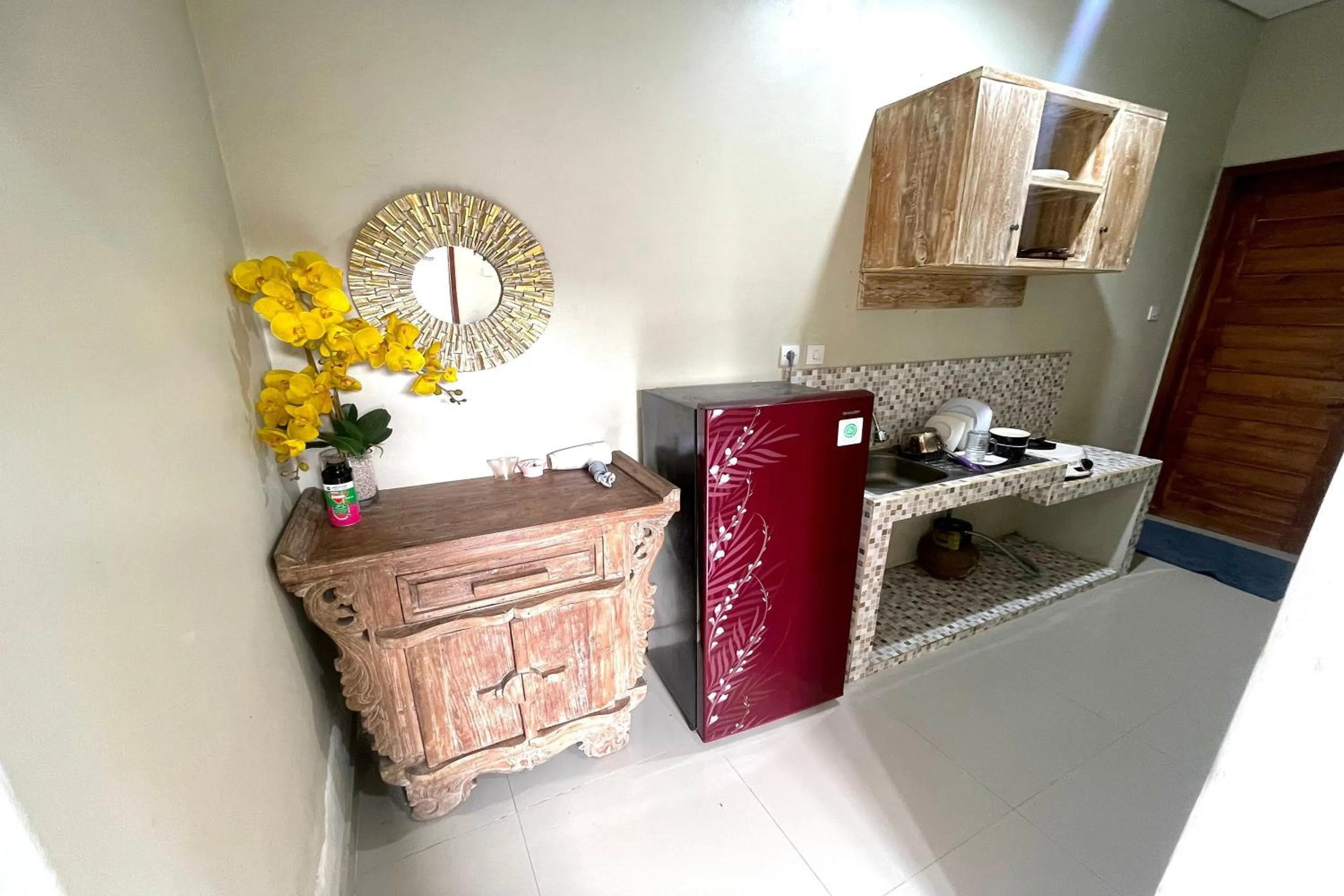 Kitchen or kitchenette in Double U Camp and Villa